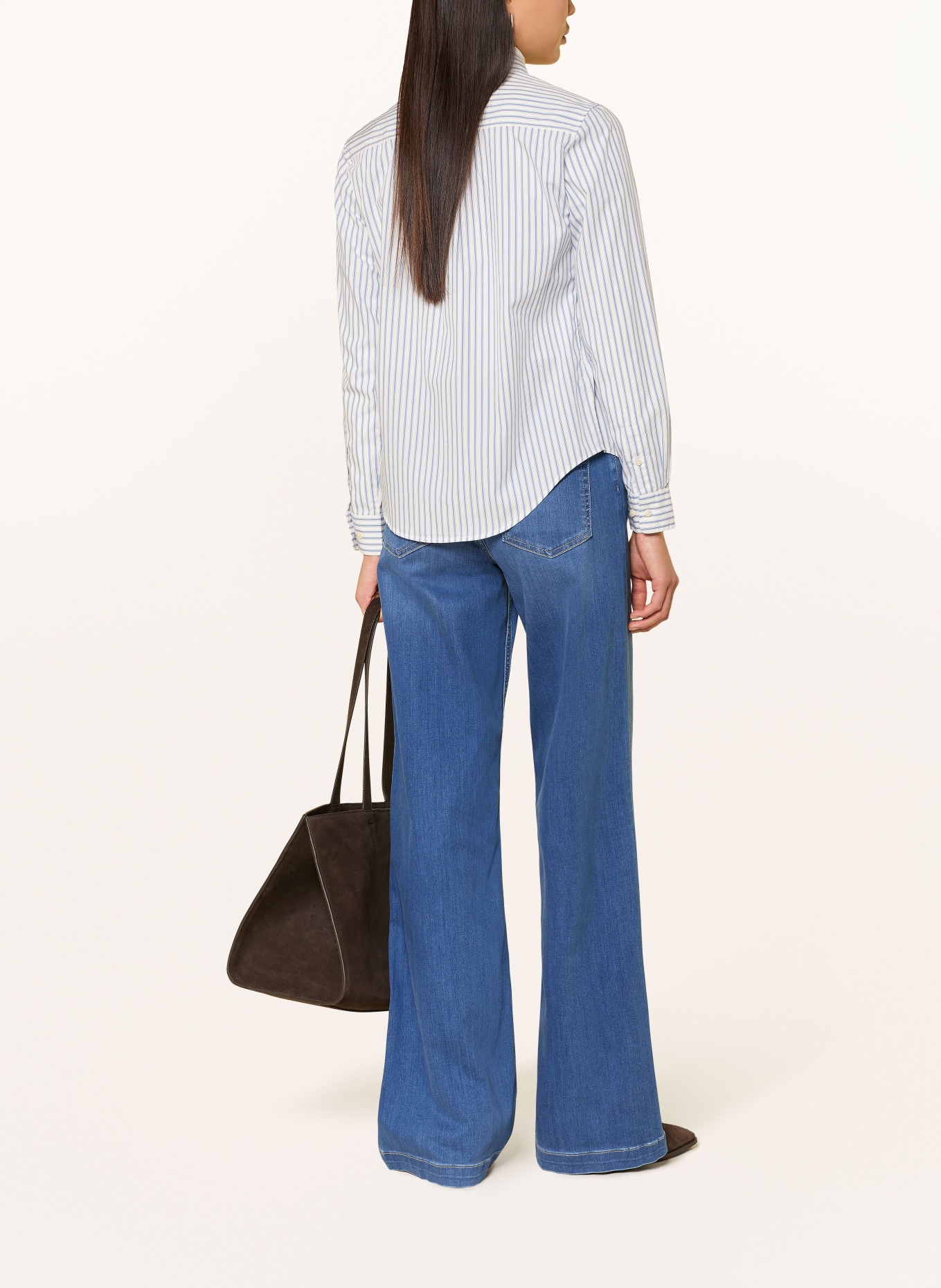 GANT koszula: BIAŁY / JASNONIEBIESKI