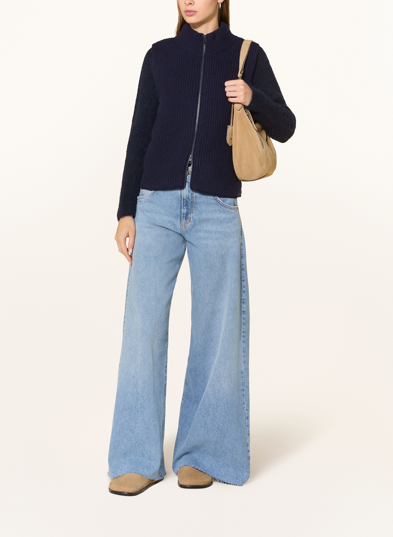 darling harbour kamizelka z dzianiny: NAVY