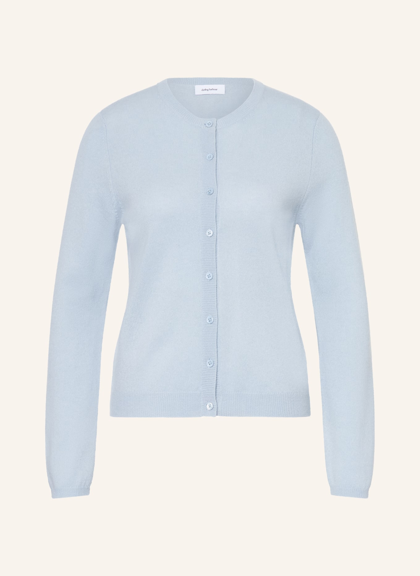 darling harbour Strickjacke aus Cashmere: SKY BLUE