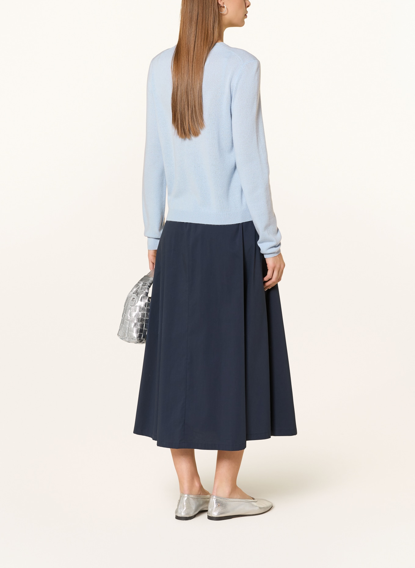 darling harbour Strickjacke aus Cashmere: SKY BLUE