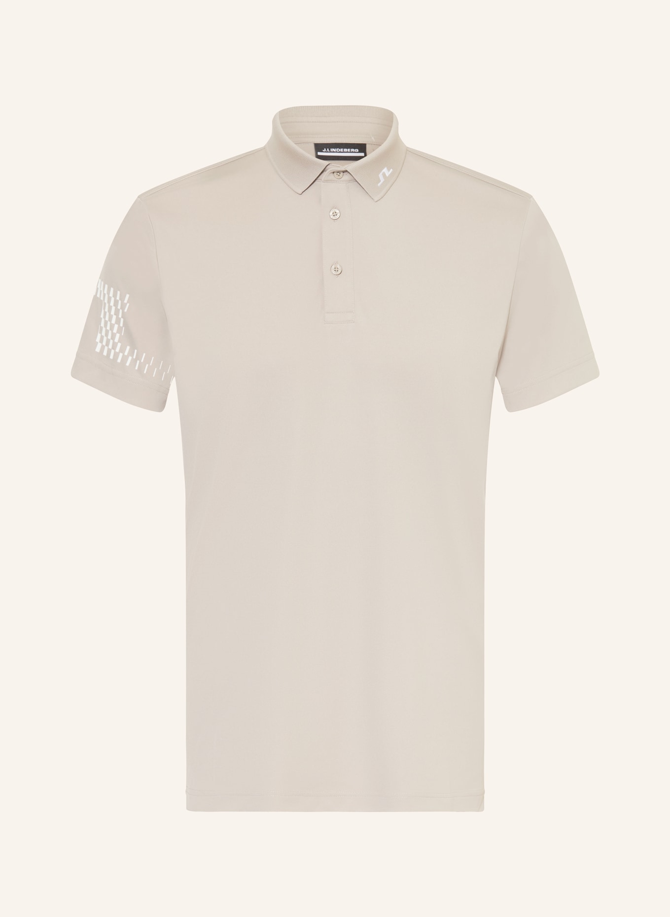 J.LINDEBERG Funkcjonalna koszulka polo: BEŻOWY