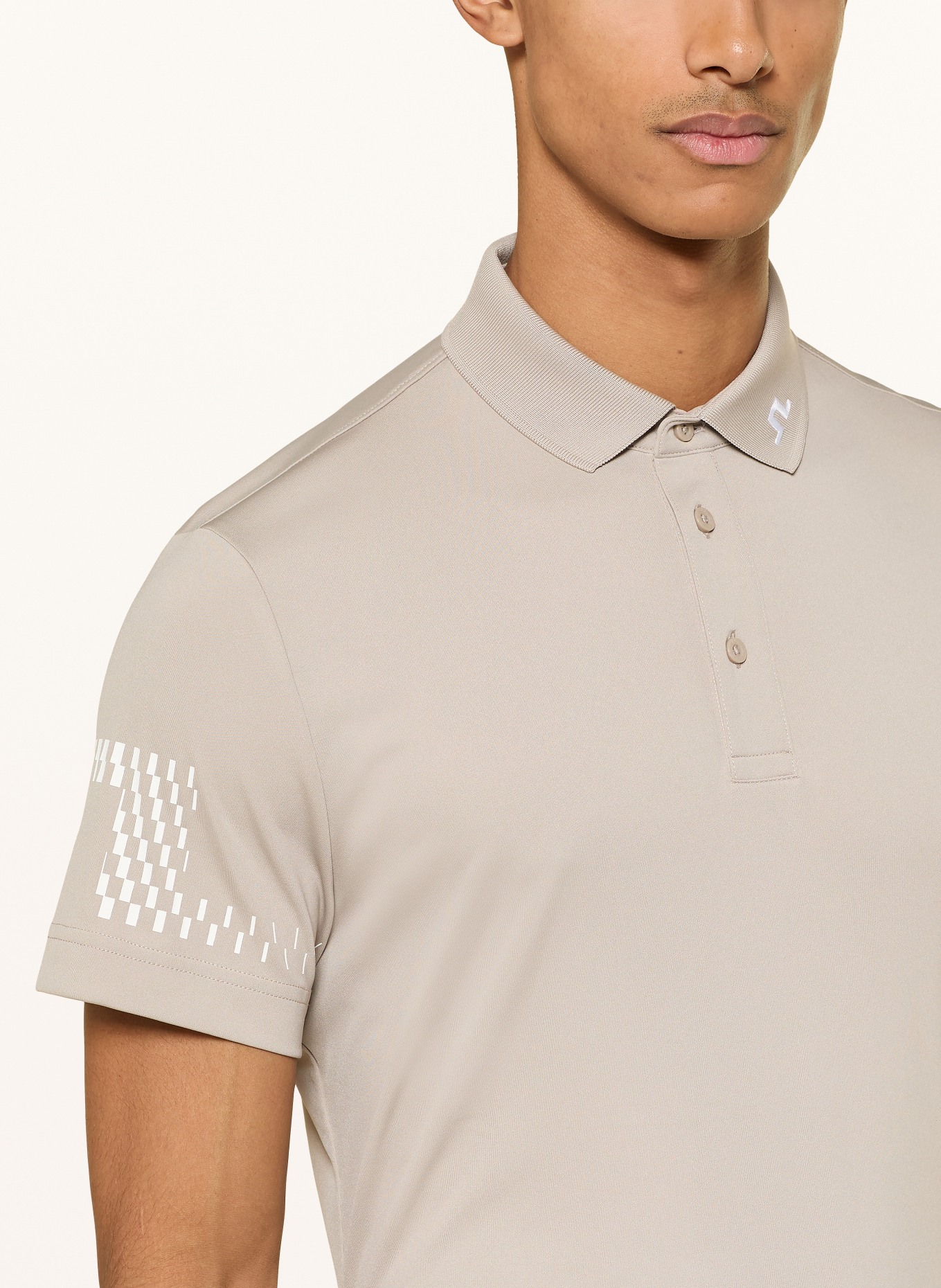 J.LINDEBERG Funkcjonalna koszulka polo: BEŻOWY