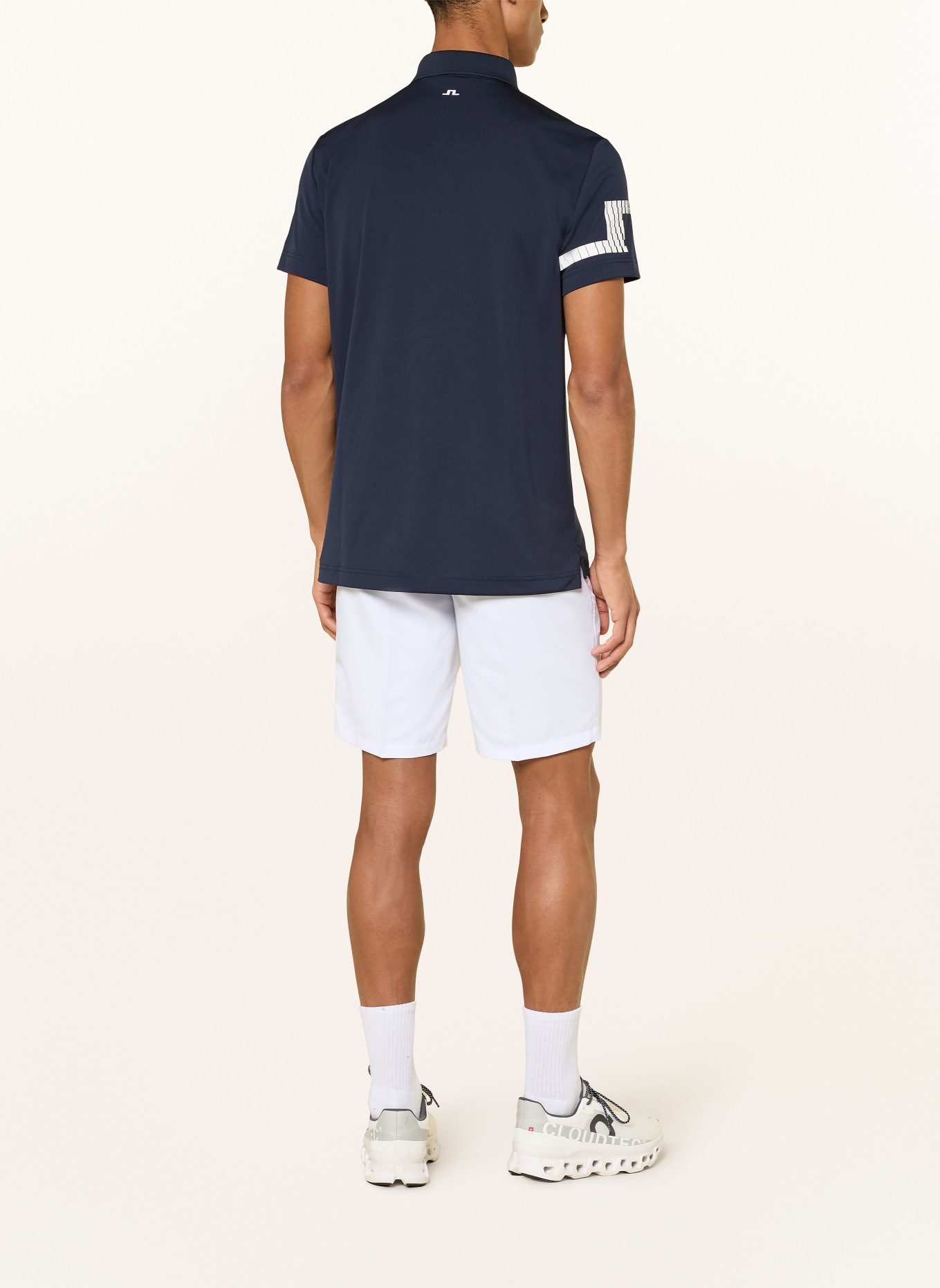 J.LINDEBERG Functional polo shirt: DARK BLUE