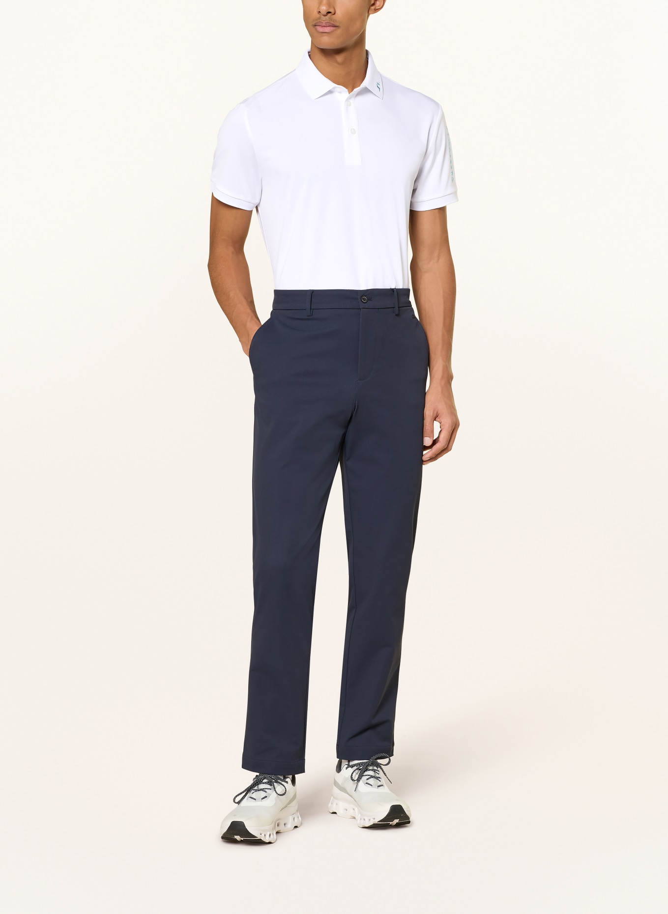 J.LINDEBERG Funkcjonalna koszulka polo: BIAŁY