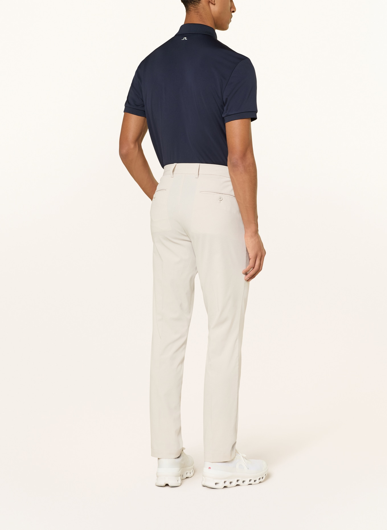 J.LINDEBERG Functional polo shirt: DARK BLUE