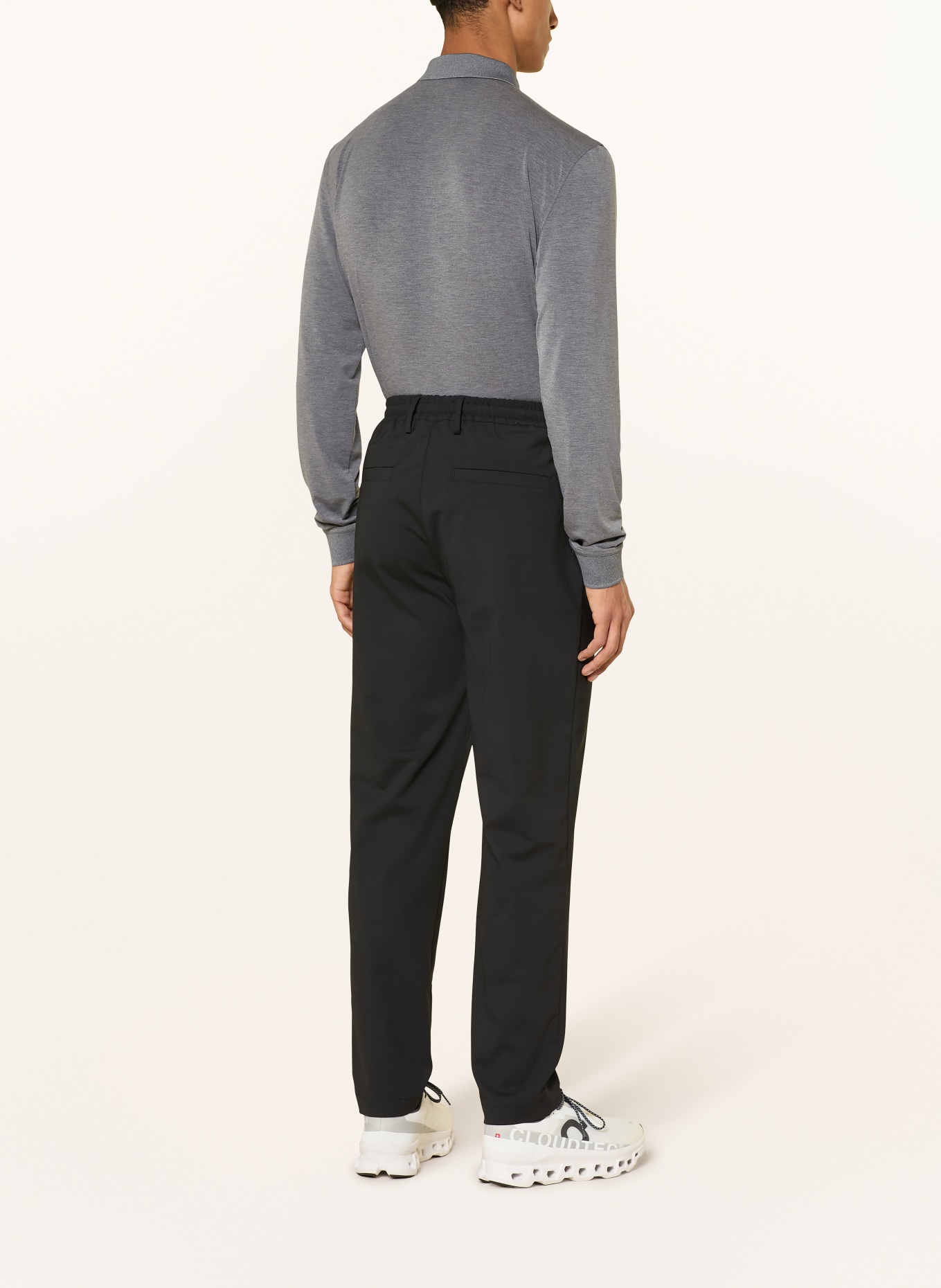 J.LINDEBERG Funktions-Poloshirt: GRAU