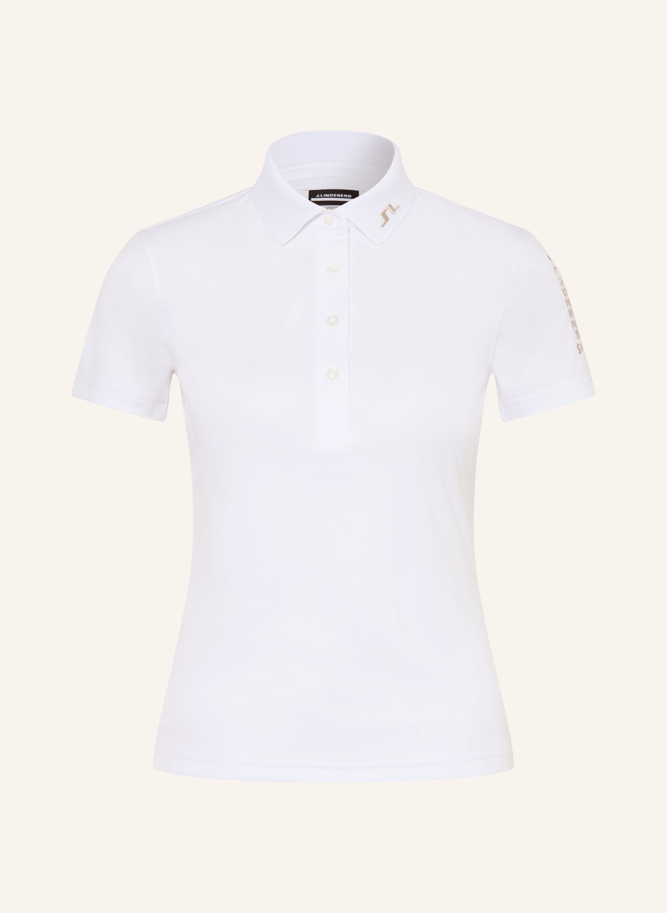 J.LINDEBERG Functional polo shirt: WHITE