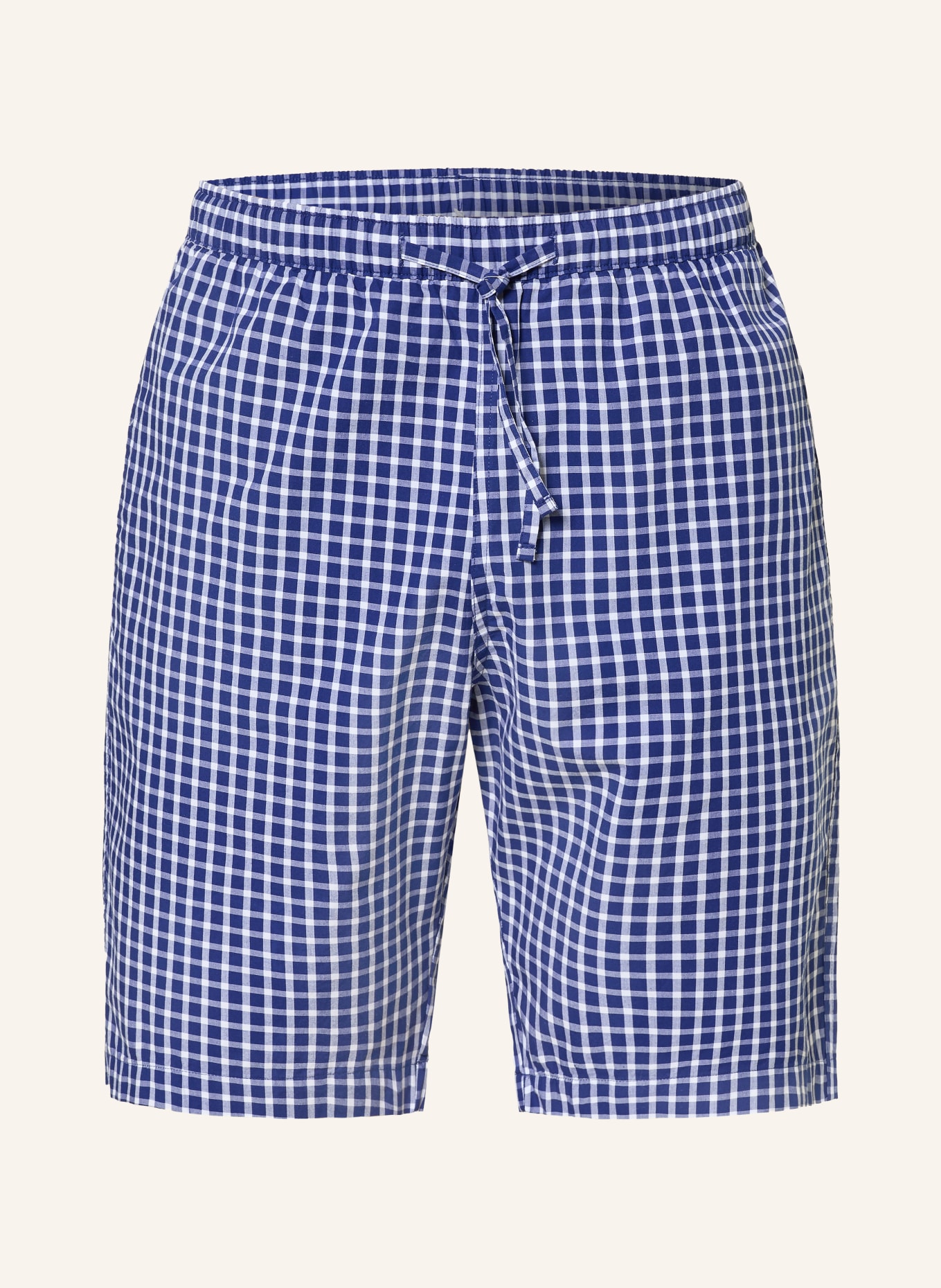 STROKESMAN'S sleep shorts: BLUE / WHITE