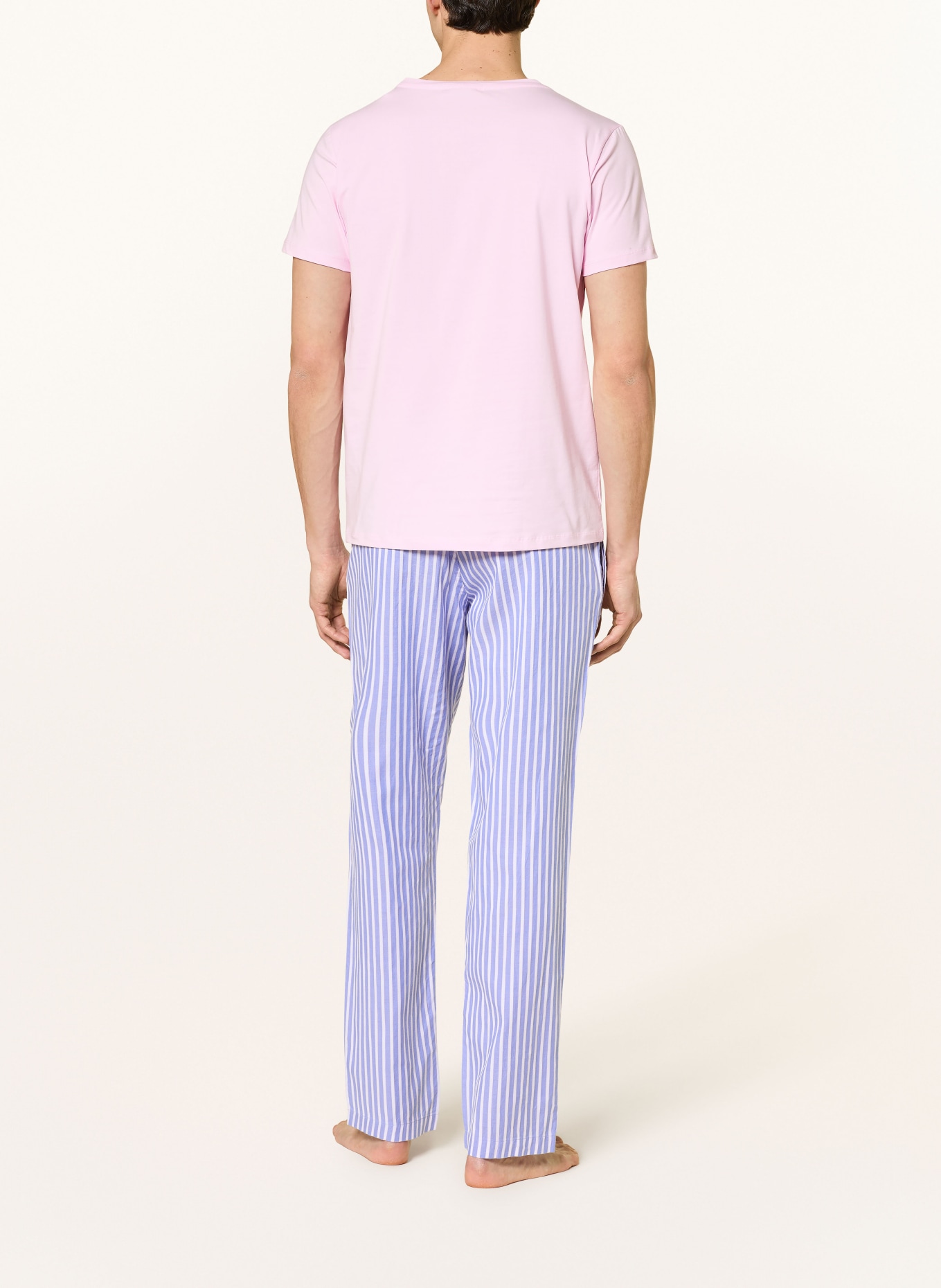 STROKESMAN'S sleep pants: BLUE / WHITE