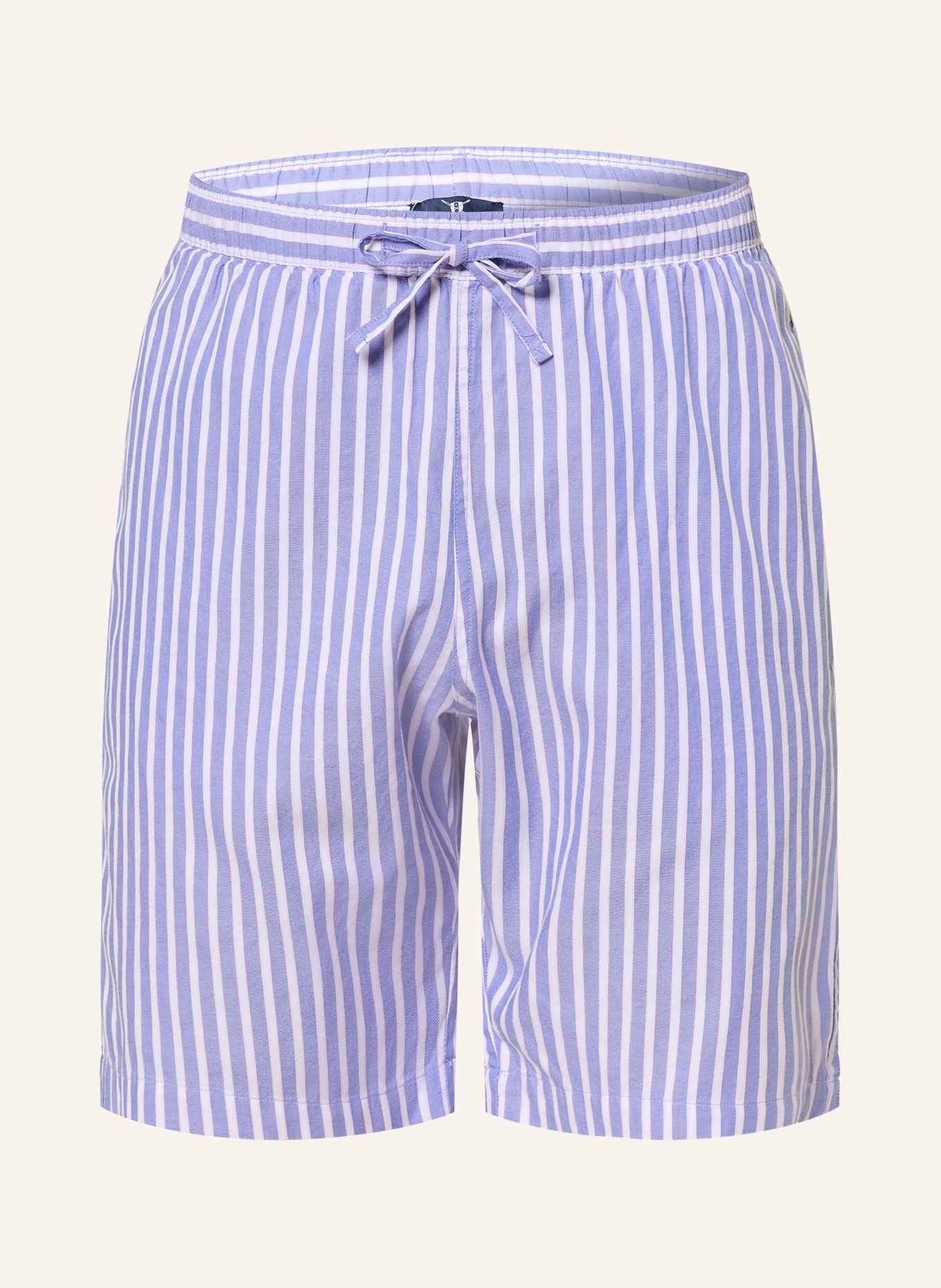 STROKESMAN'S sleep shorts: BLUE / WHITE