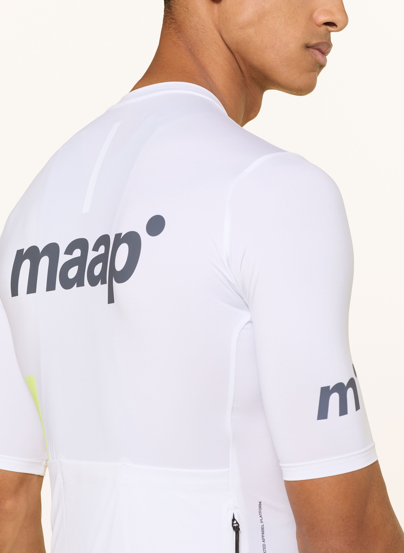 MAAP Radtrikot TRAINING JERSEY: WEISS