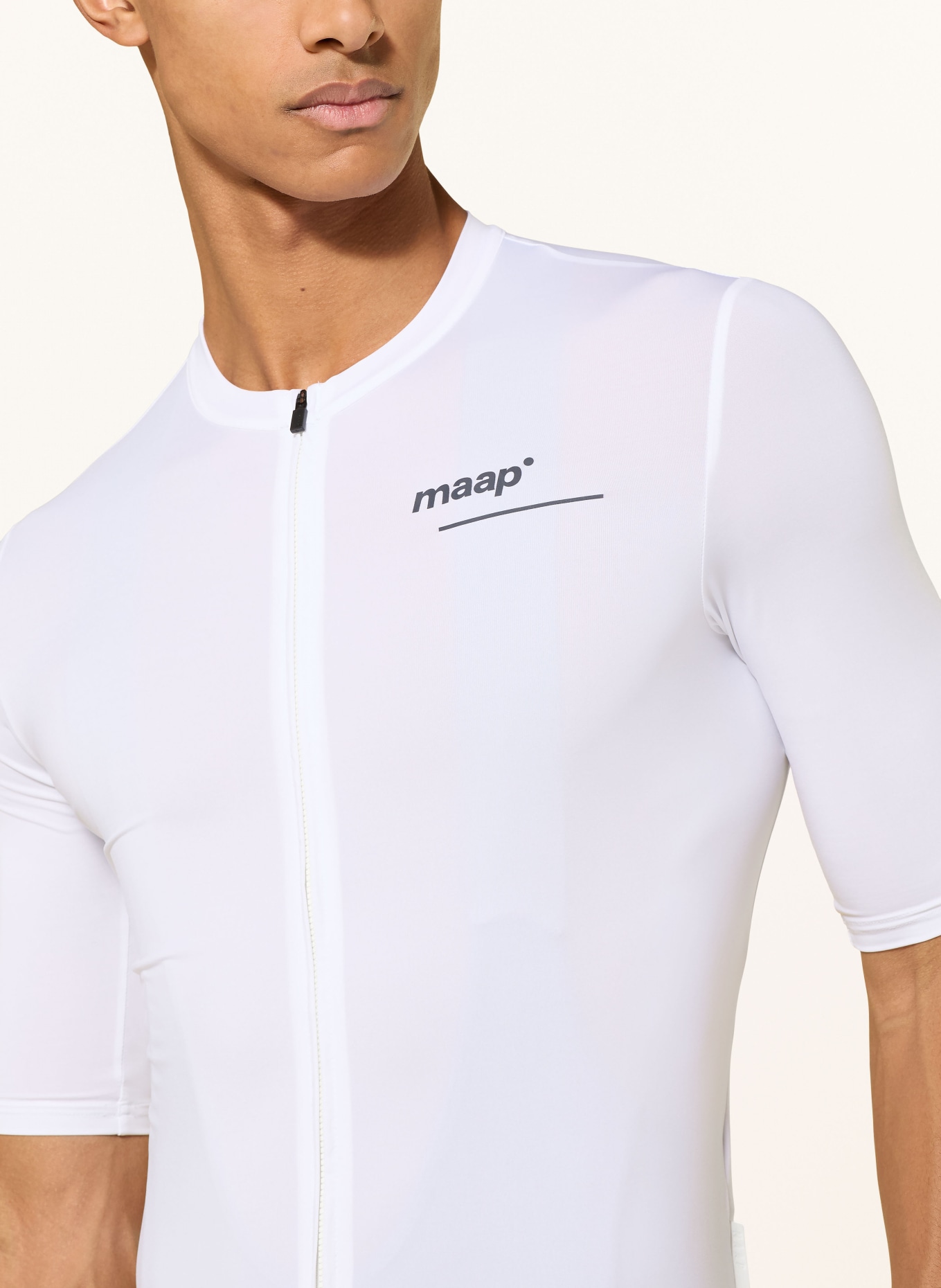 MAAP Radtrikot TRAINING JERSEY: WEISS
