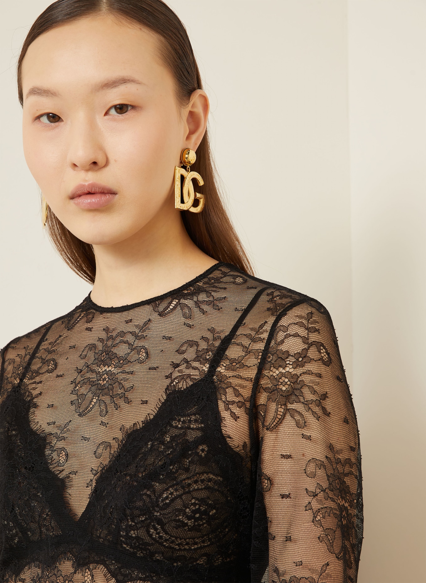 DOLCE & GABBANA korzetové body: ČERNÁ