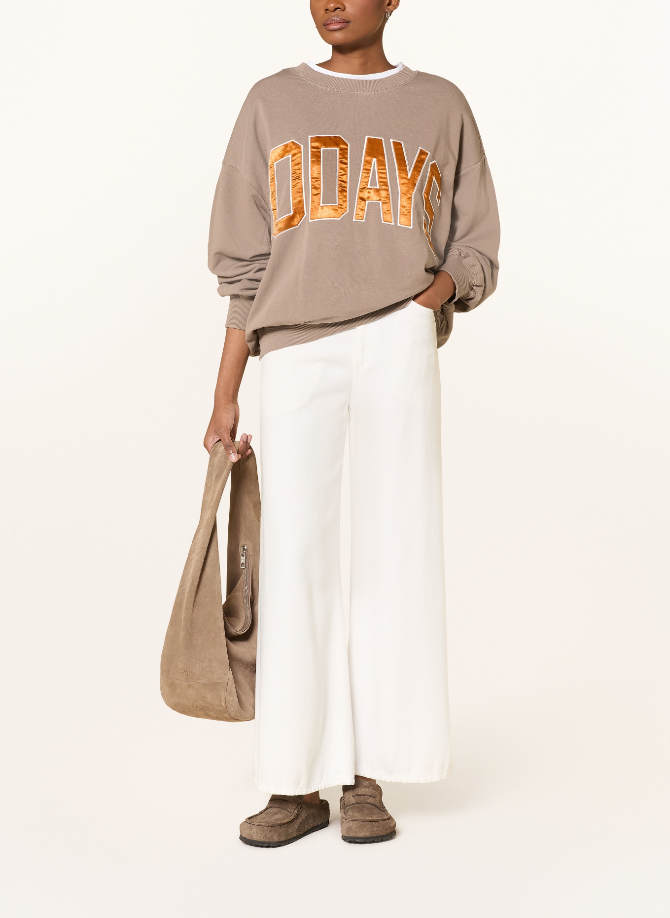 10DAYS Sweatshirt: BRAUN