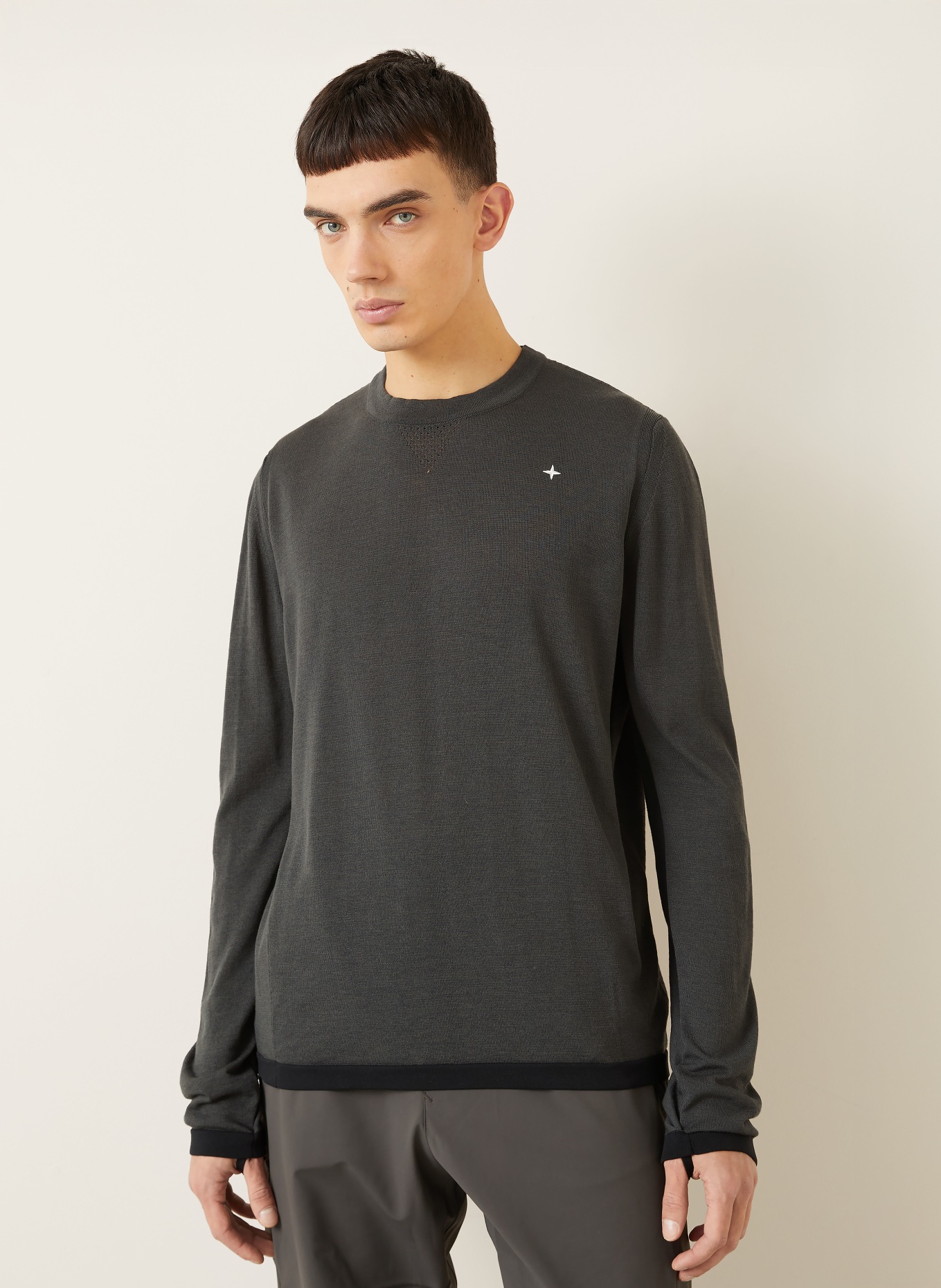 STONE ISLAND Pullover: DUNKELGRAU