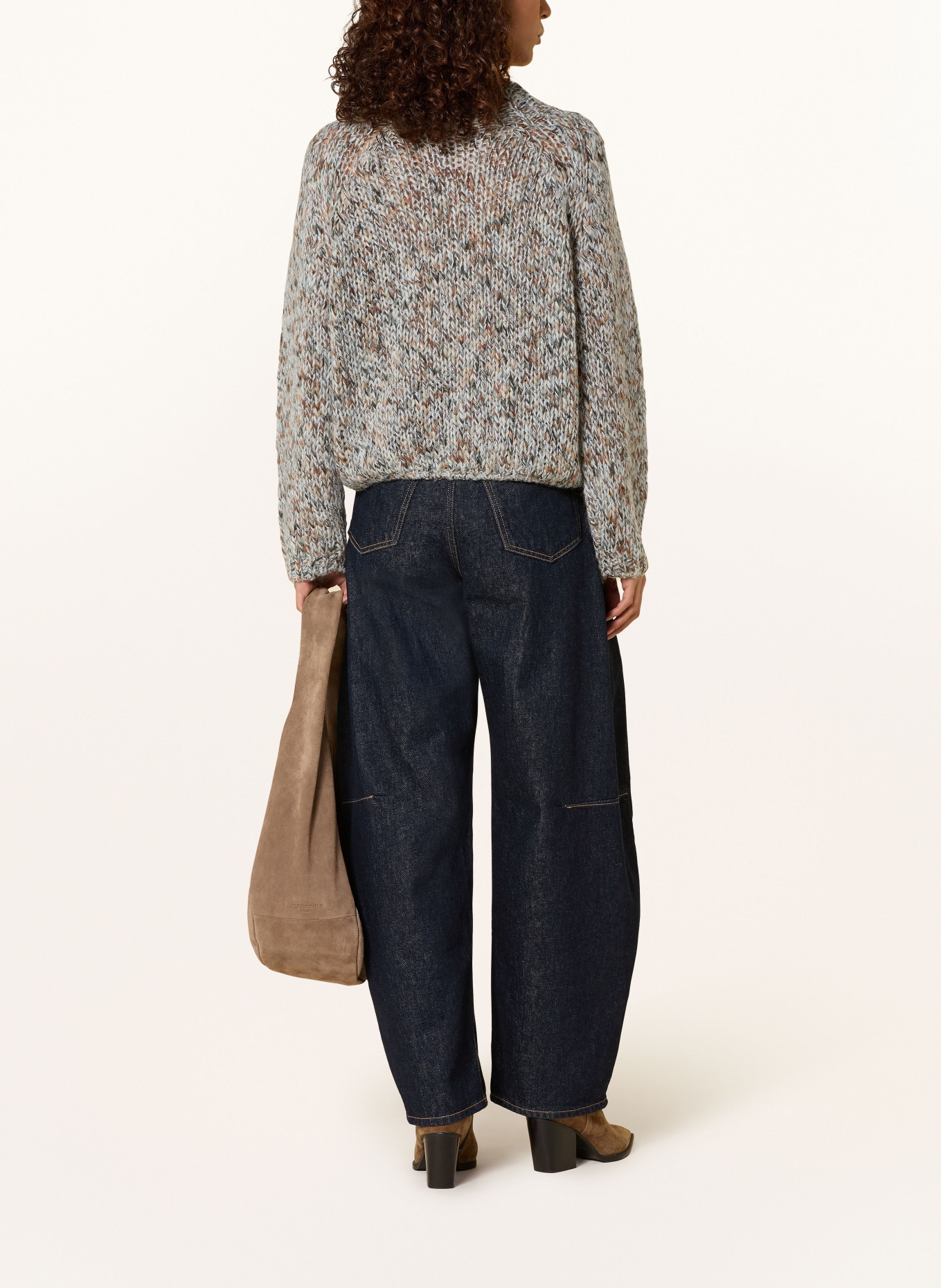 Rich & Royal Pullover: BLAUGRAU / BRAUN / DUNKELGRÜN