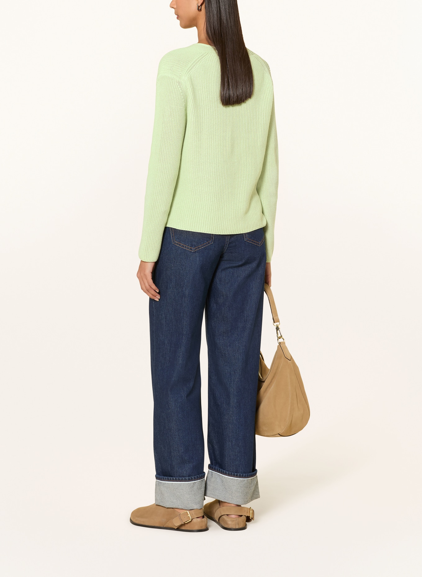 darling harbour cardigan: matcha