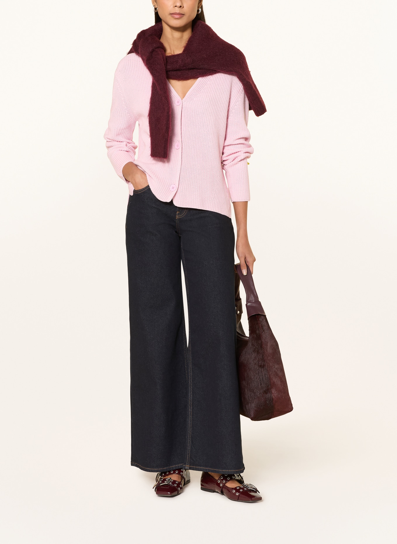 darling harbour cardigan: LIGHT PINK