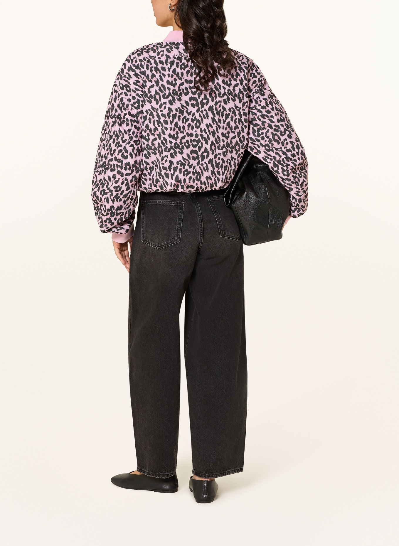 lollys laundry Kurtka LIWLL: RÓŻOWY / CZARNY