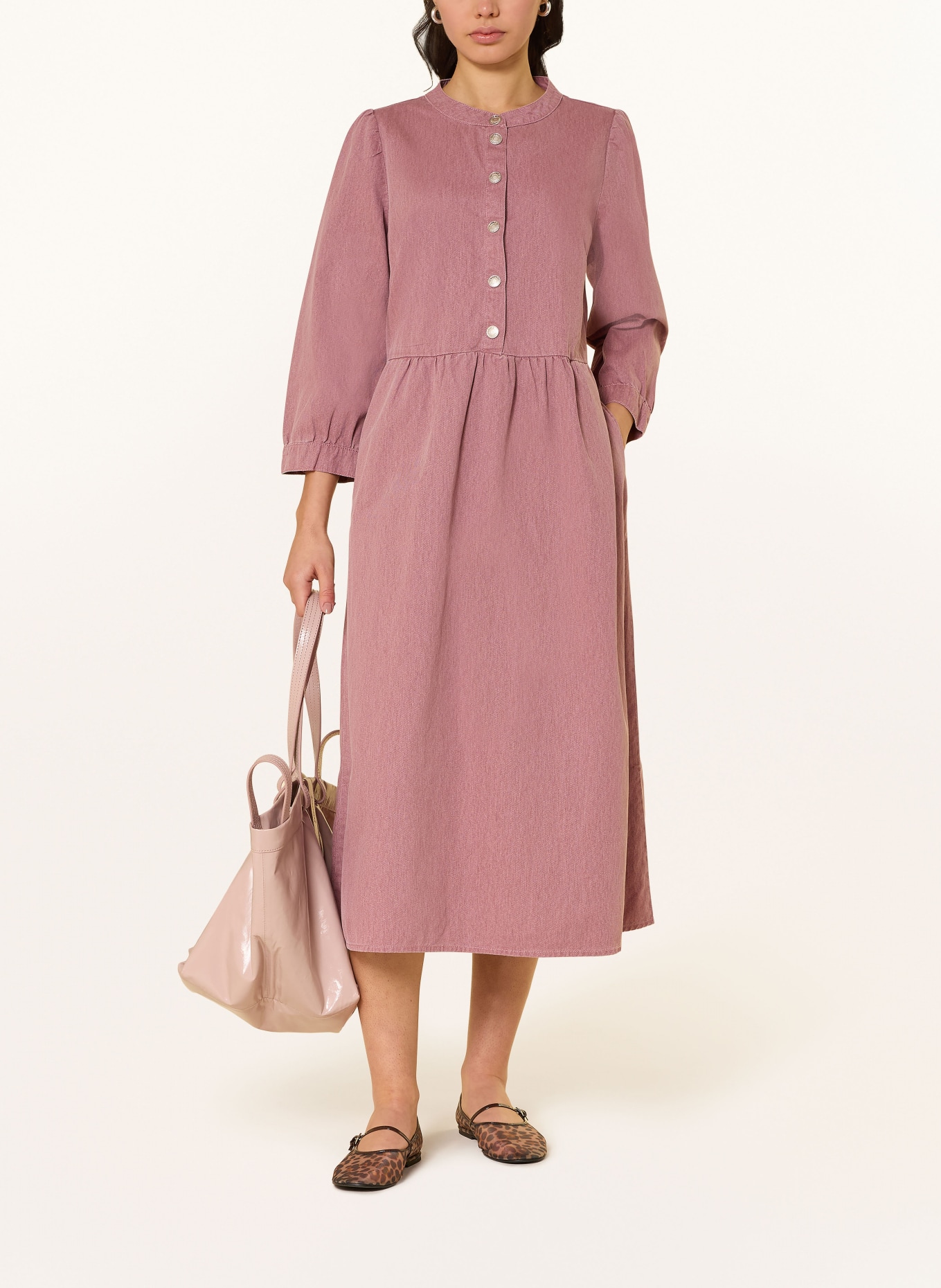 lollys laundry Sukienka jeansowa OLIVIALL: BRUDNY RÓŻ