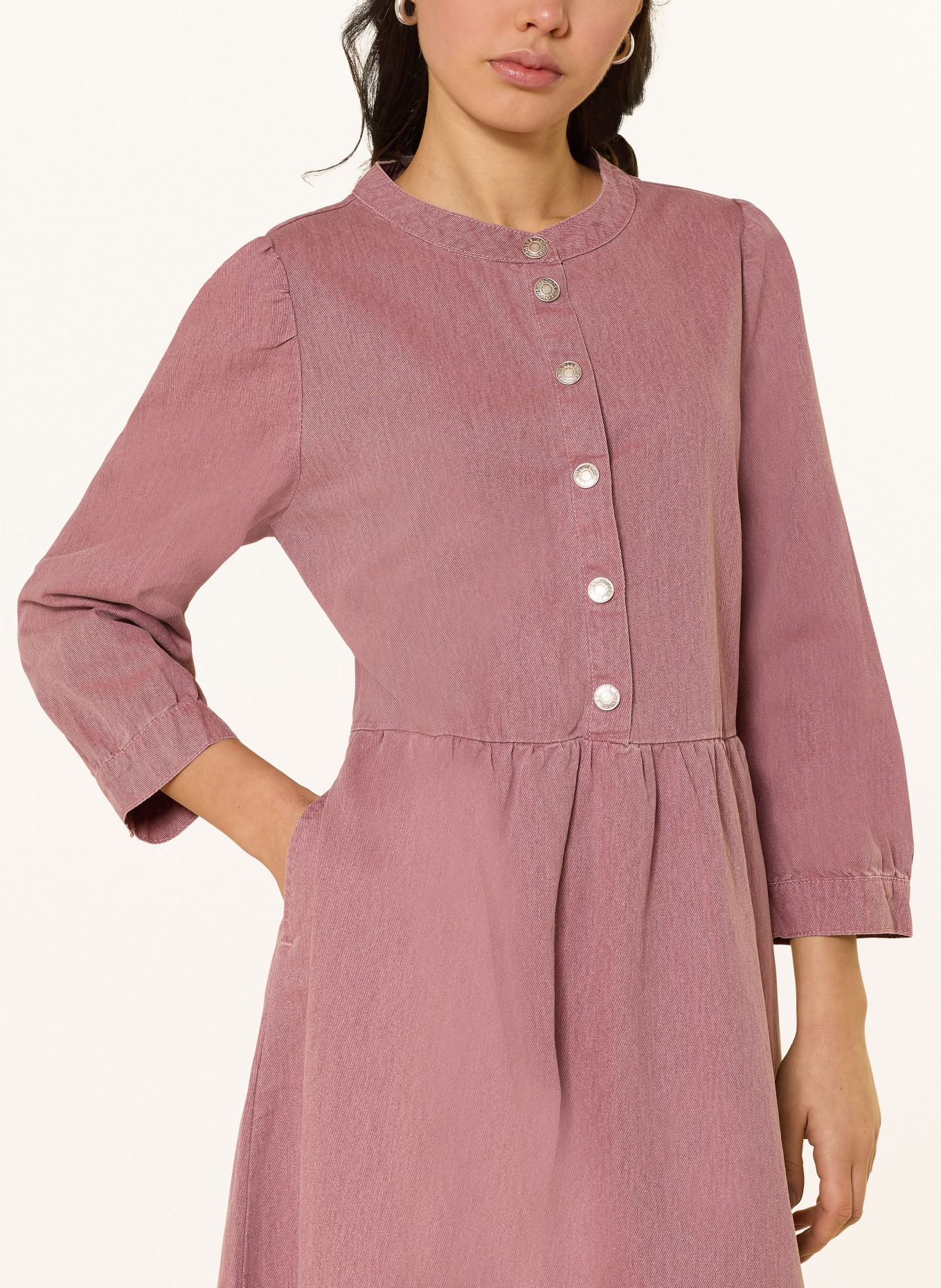 lollys laundry Sukienka jeansowa OLIVIALL: BRUDNY RÓŻ