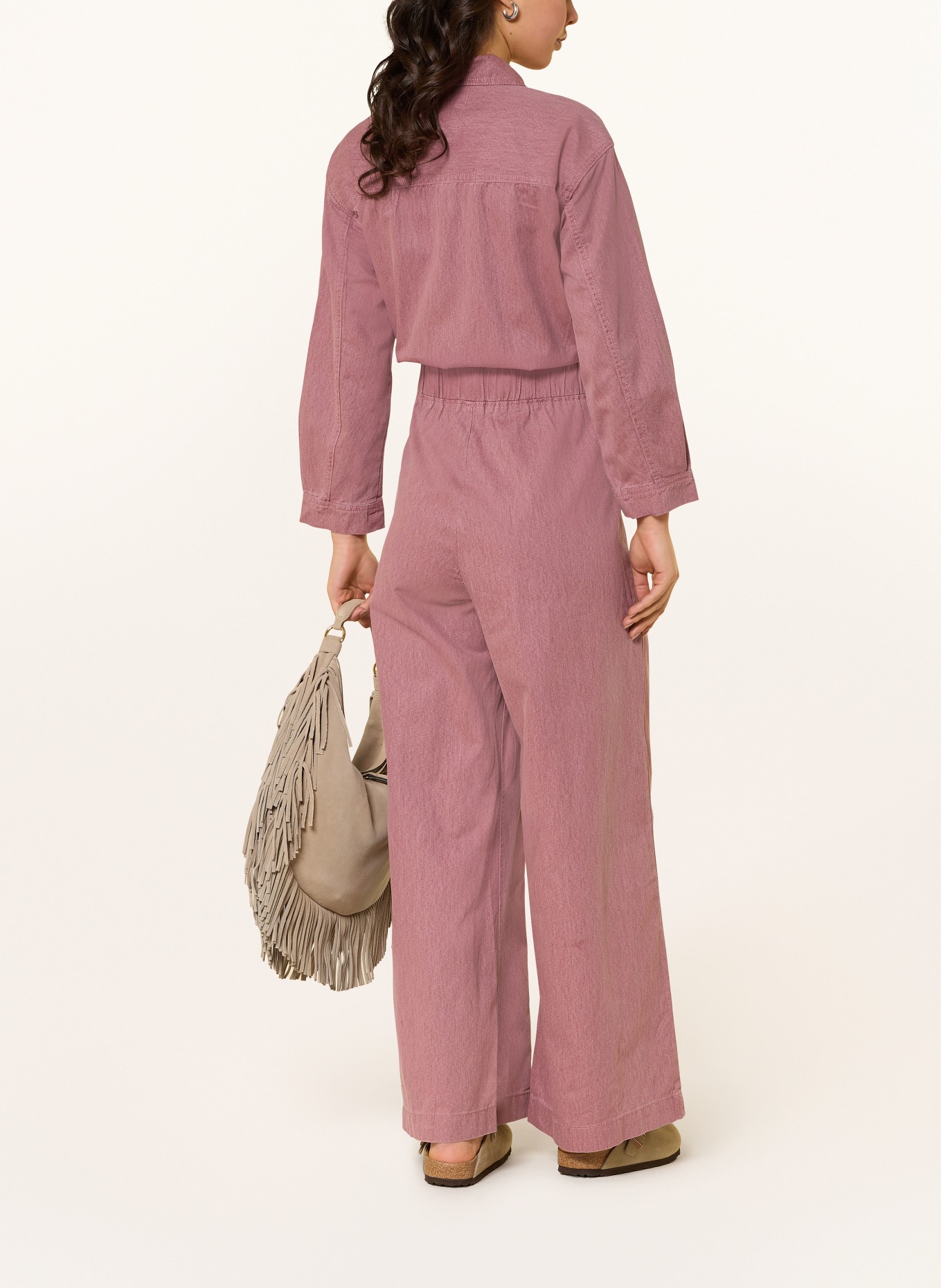 lollys laundry ILLALL denim jumpsuit: ROSE