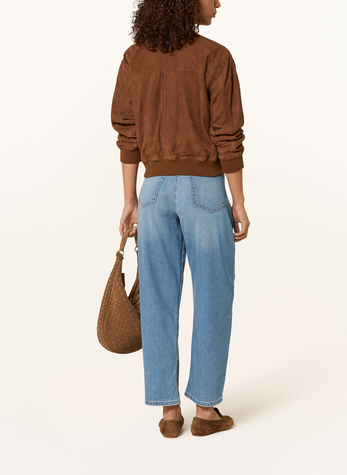 MAC Barrel jeans DANNI: D411 scissor blue destroyed