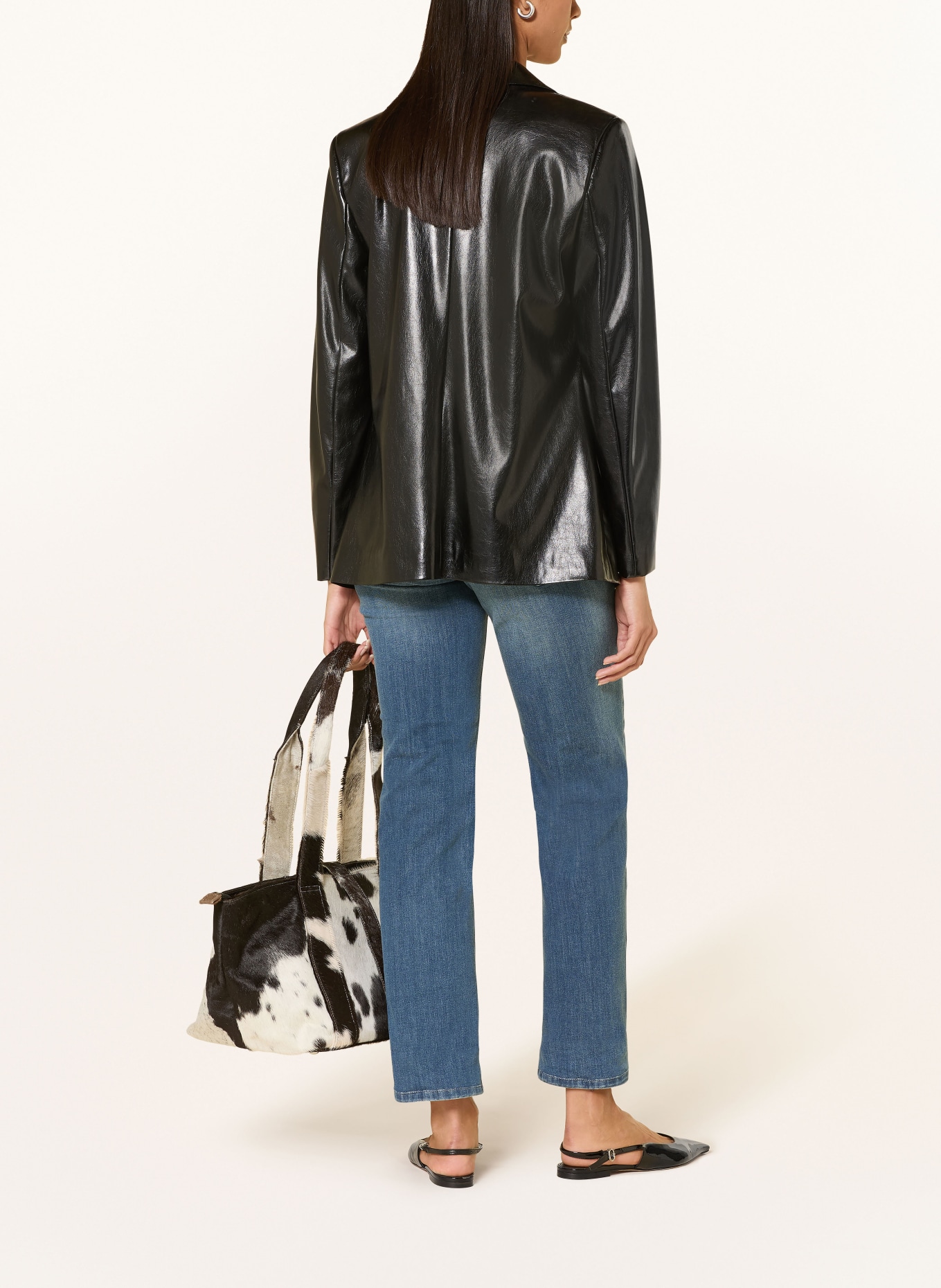 MAC Rovné džíny LAURA: D646 petrolblue basic wash