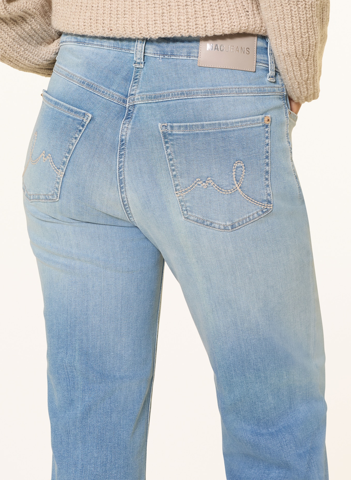 MAC Rovné džíny LAURA: D249 calm light blue used
