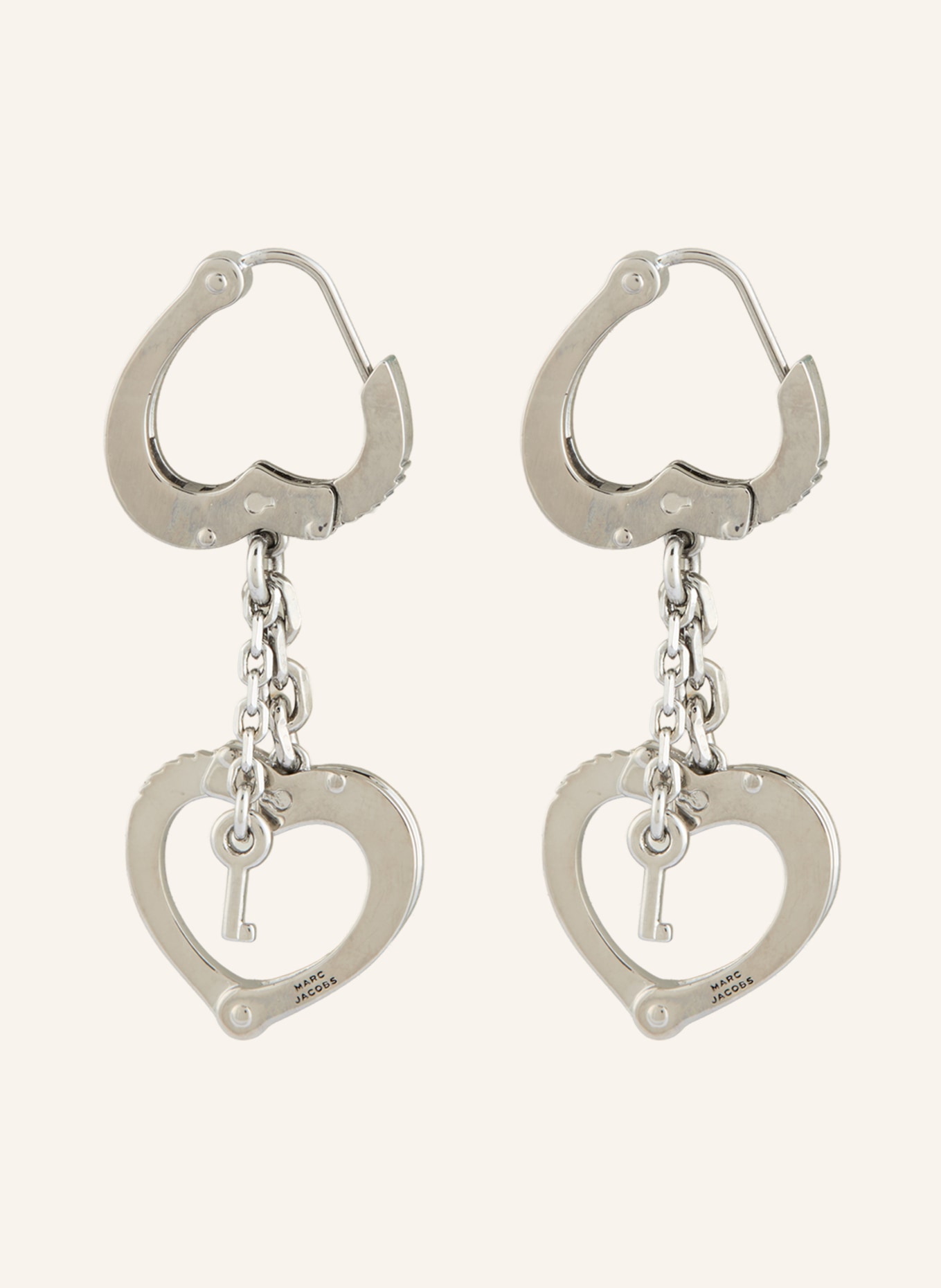 MARC JACOBS Ohrhänger THE HEART HANDCUFF: SILBER