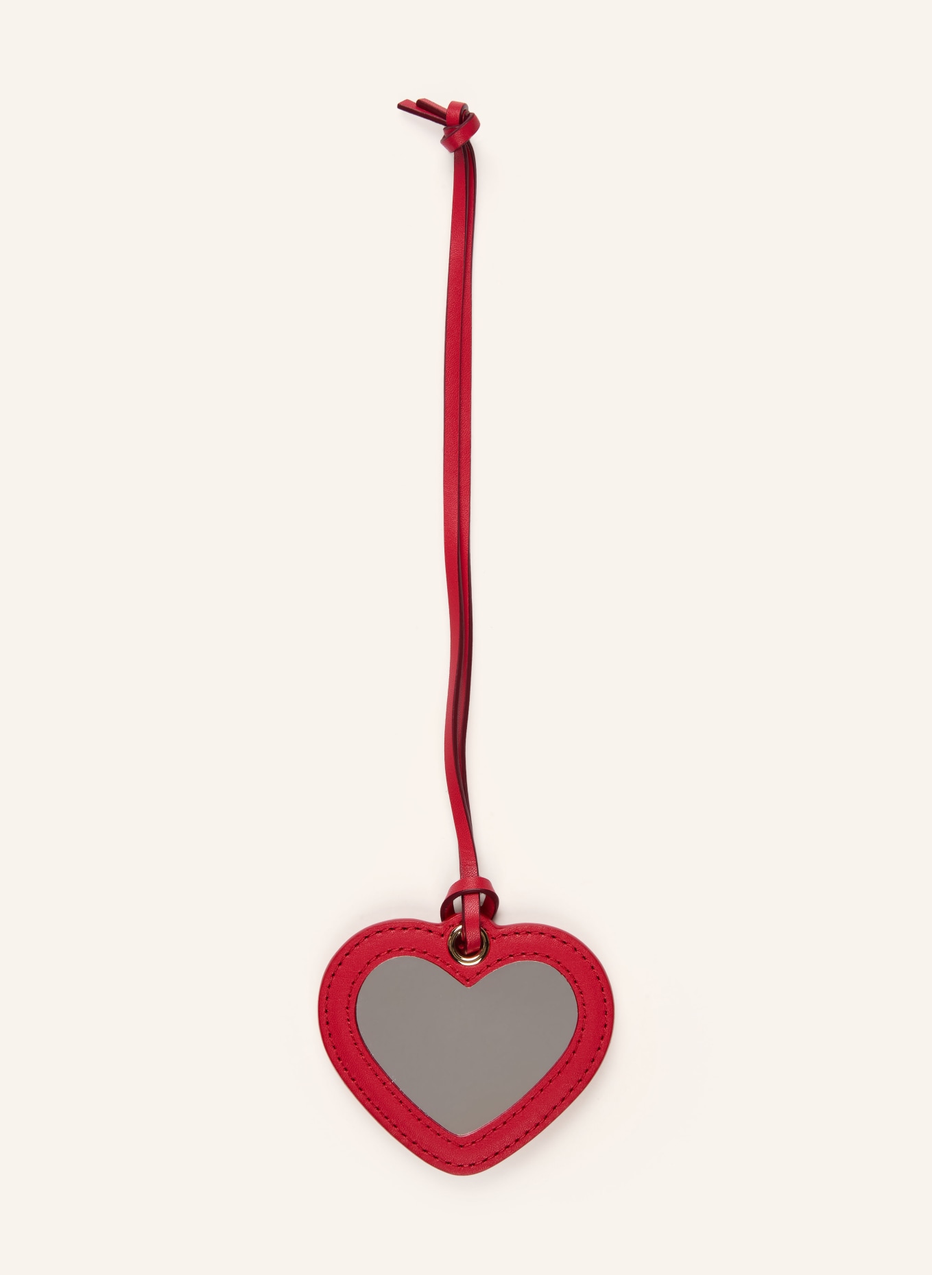 MARC JACOBS Taschenanhänger THE HEART MIRROR: ROT / GOLD