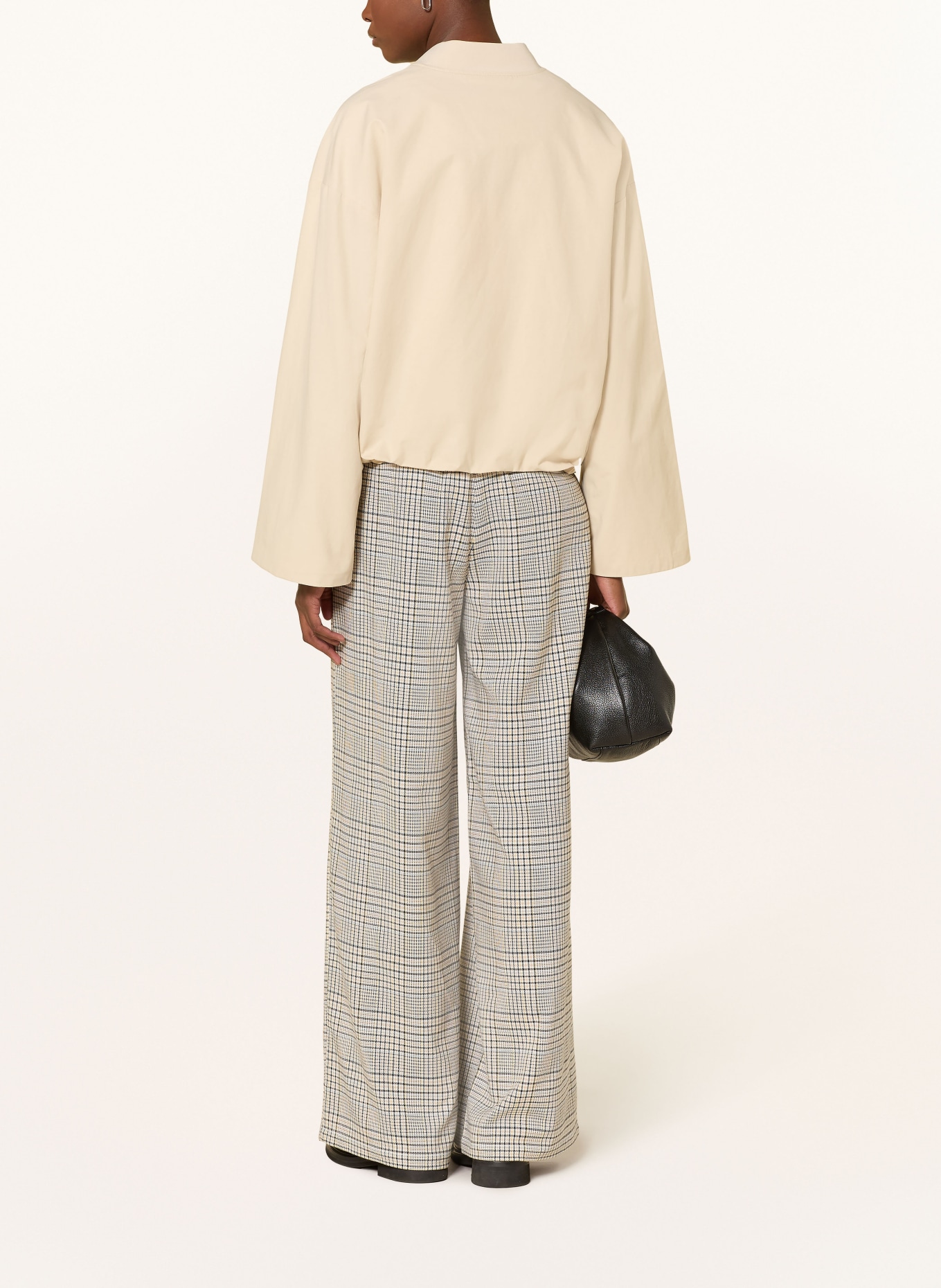 Marc O'Polo DENIM Marlenehose: CREME / HELLBLAU / SCHWARZ