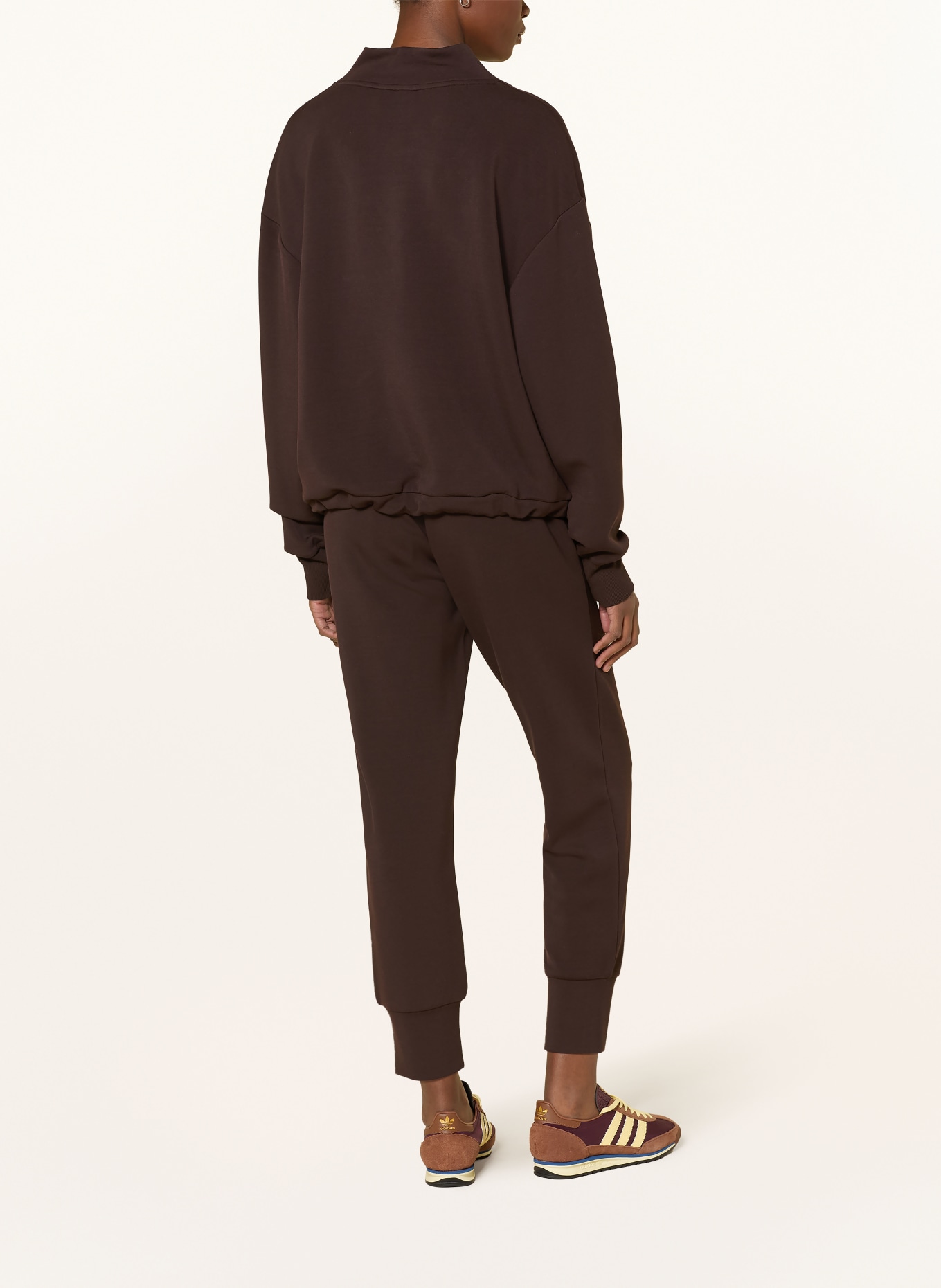 VARLEY BETSY sweatshirt: DARK BROWN