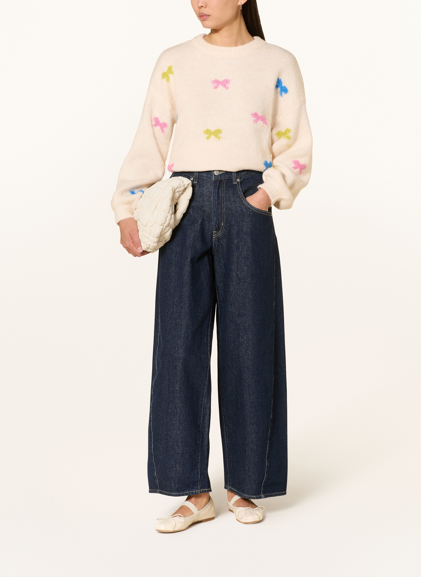 ONLY Pullover: ECRU / ROSA / BLAU