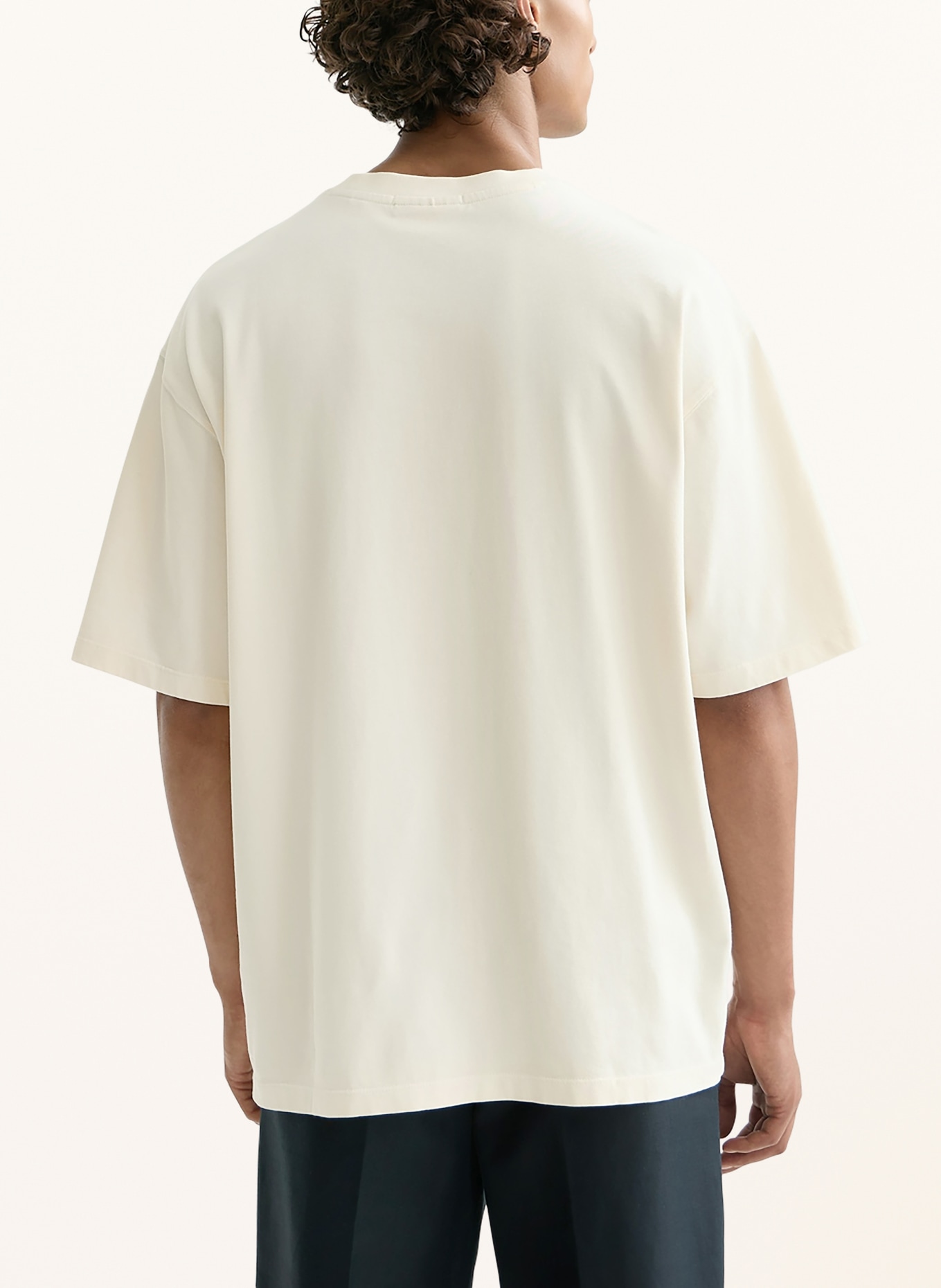 SCOTCH & SODA koszulka: ECRU / GRANATOWY