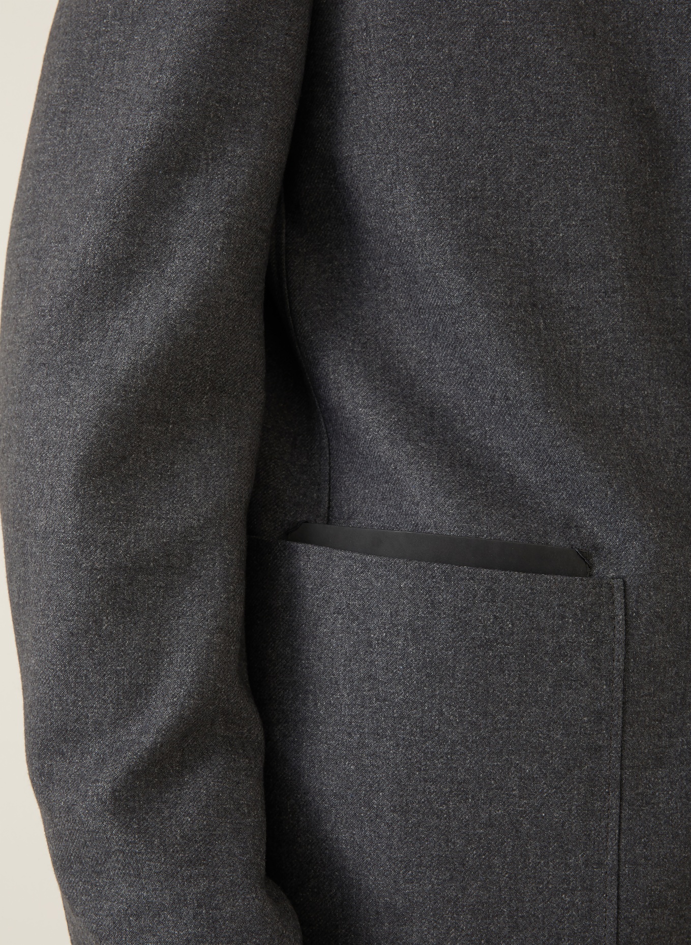 ZEGNA Regular fit jacket with silk: DARK GRAY