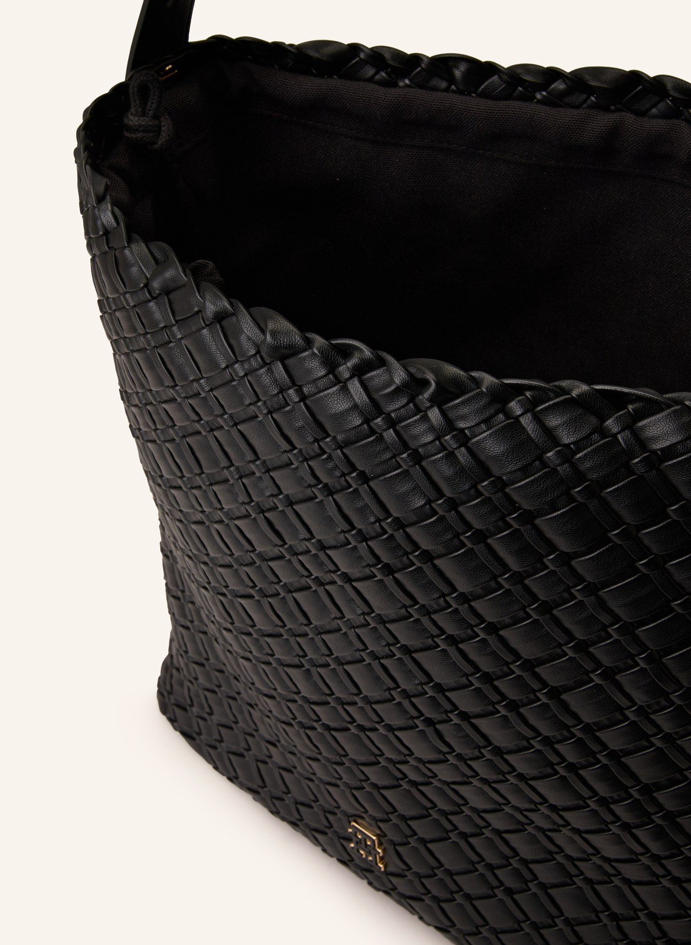 TOMMY HILFIGER Shopper with pouch: BLACK