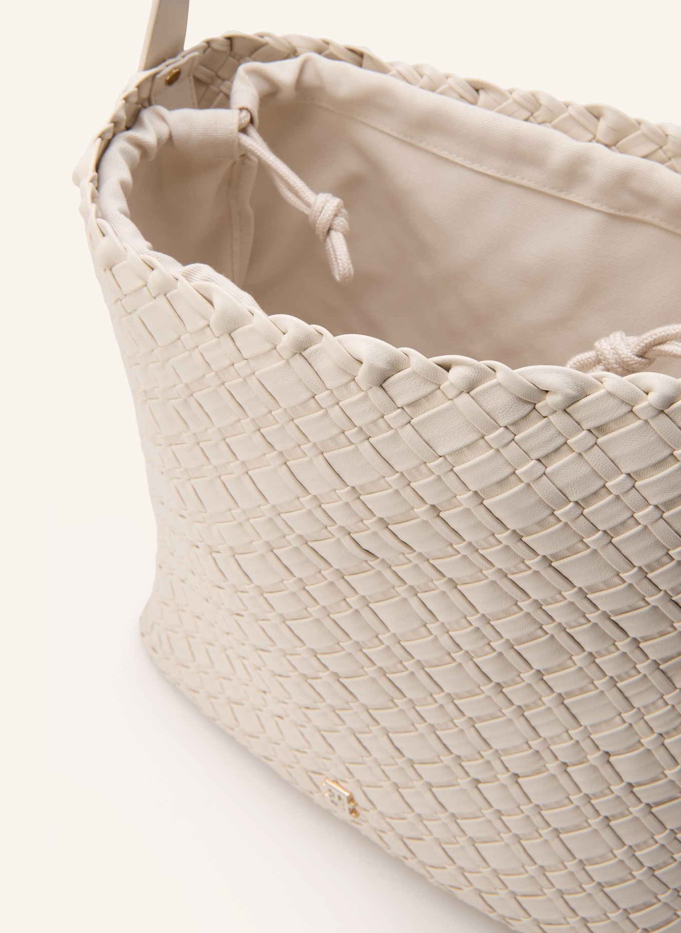 TOMMY HILFIGER Shopper with pouch: CREAM