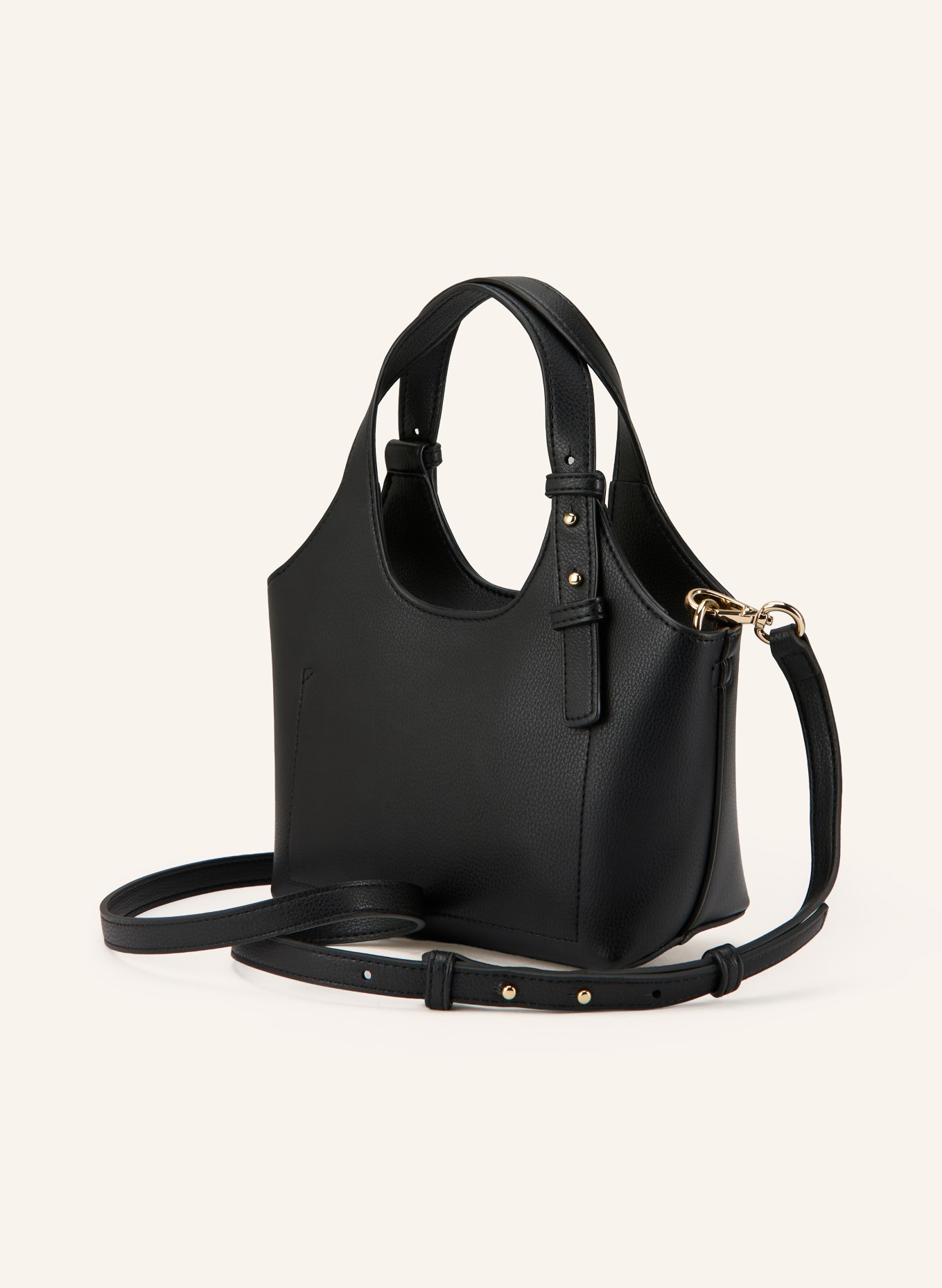 TOMMY HILFIGER torebka: CZARNY / ZŁOTY