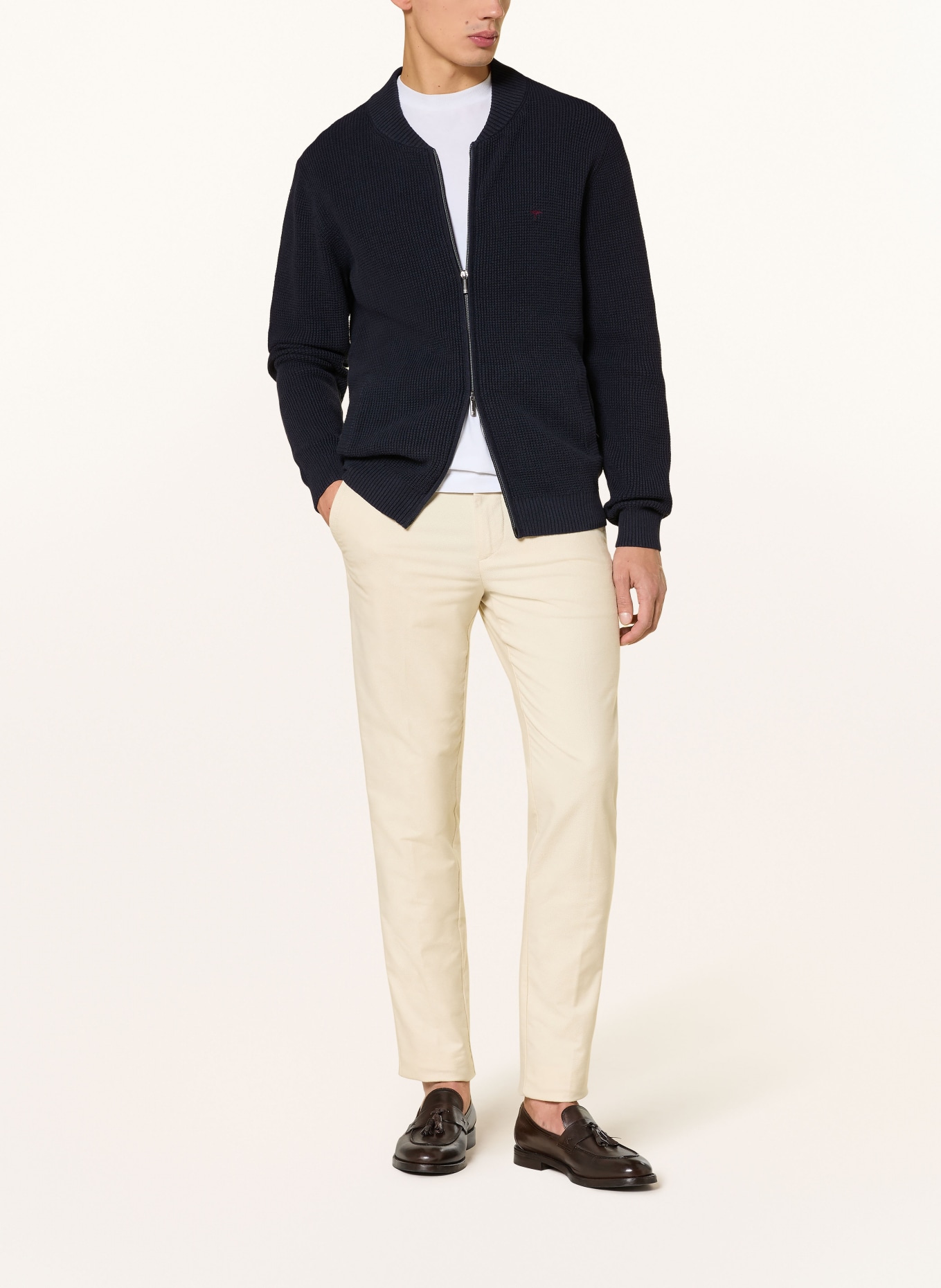 FYNCH-HATTON cardigan: DARK BLUE