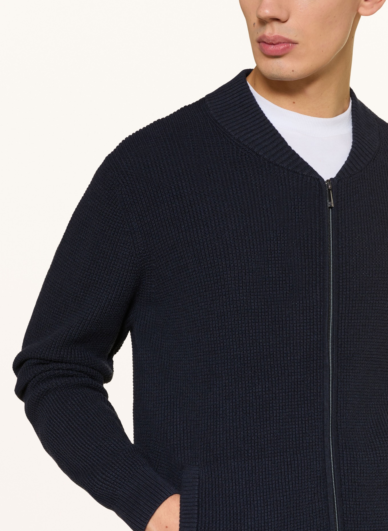 FYNCH-HATTON cardigan: DARK BLUE