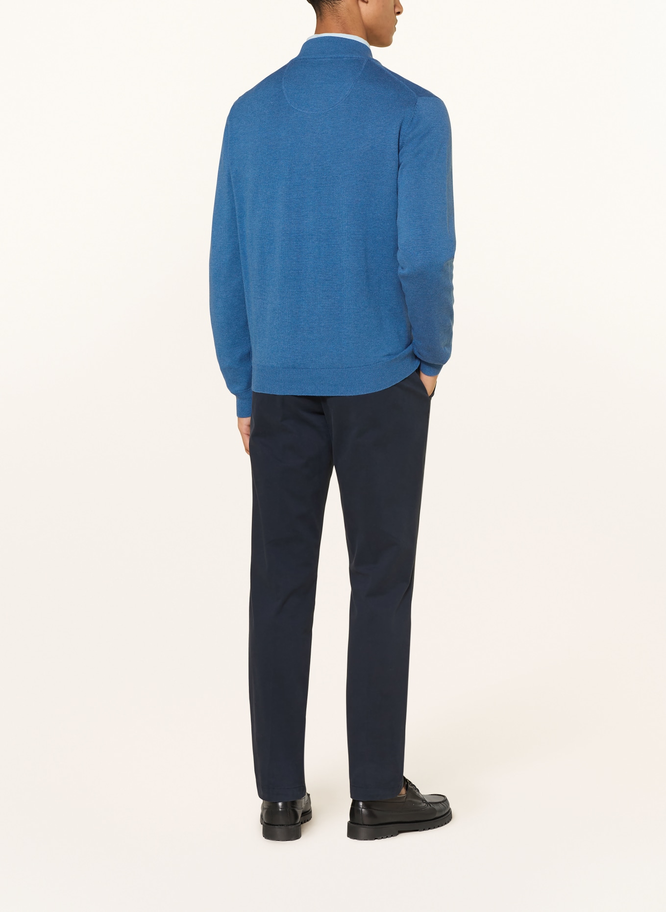 FYNCH-HATTON Strickjacke: DUNKELBLAU