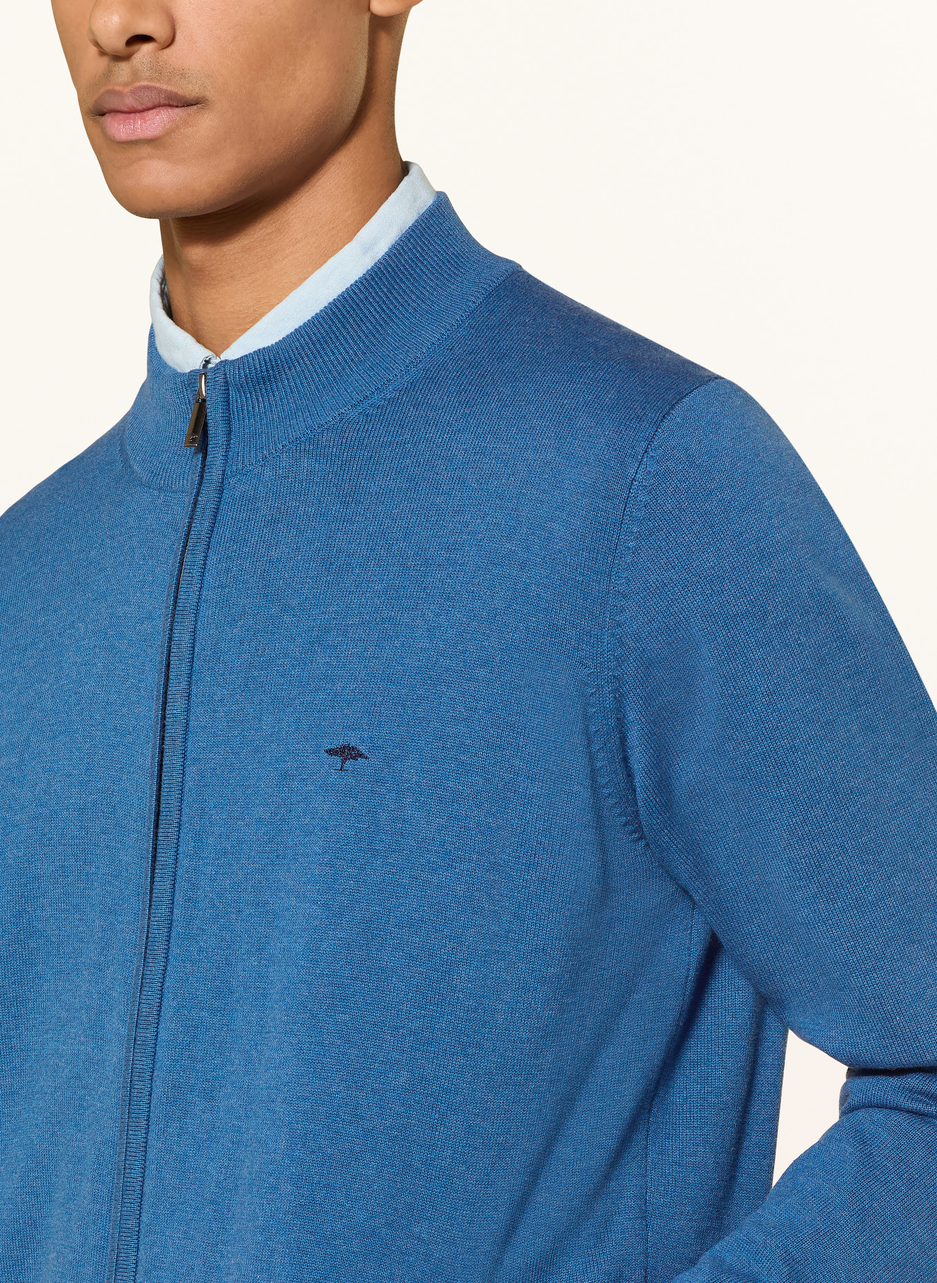 FYNCH-HATTON Strickjacke: DUNKELBLAU