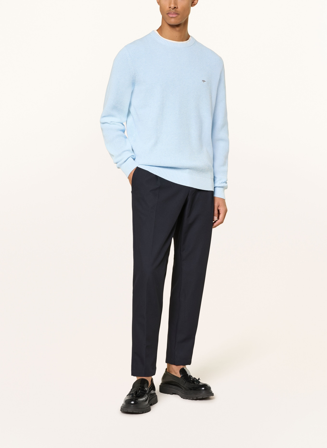 FYNCH-HATTON Pullover: HELLBLAU