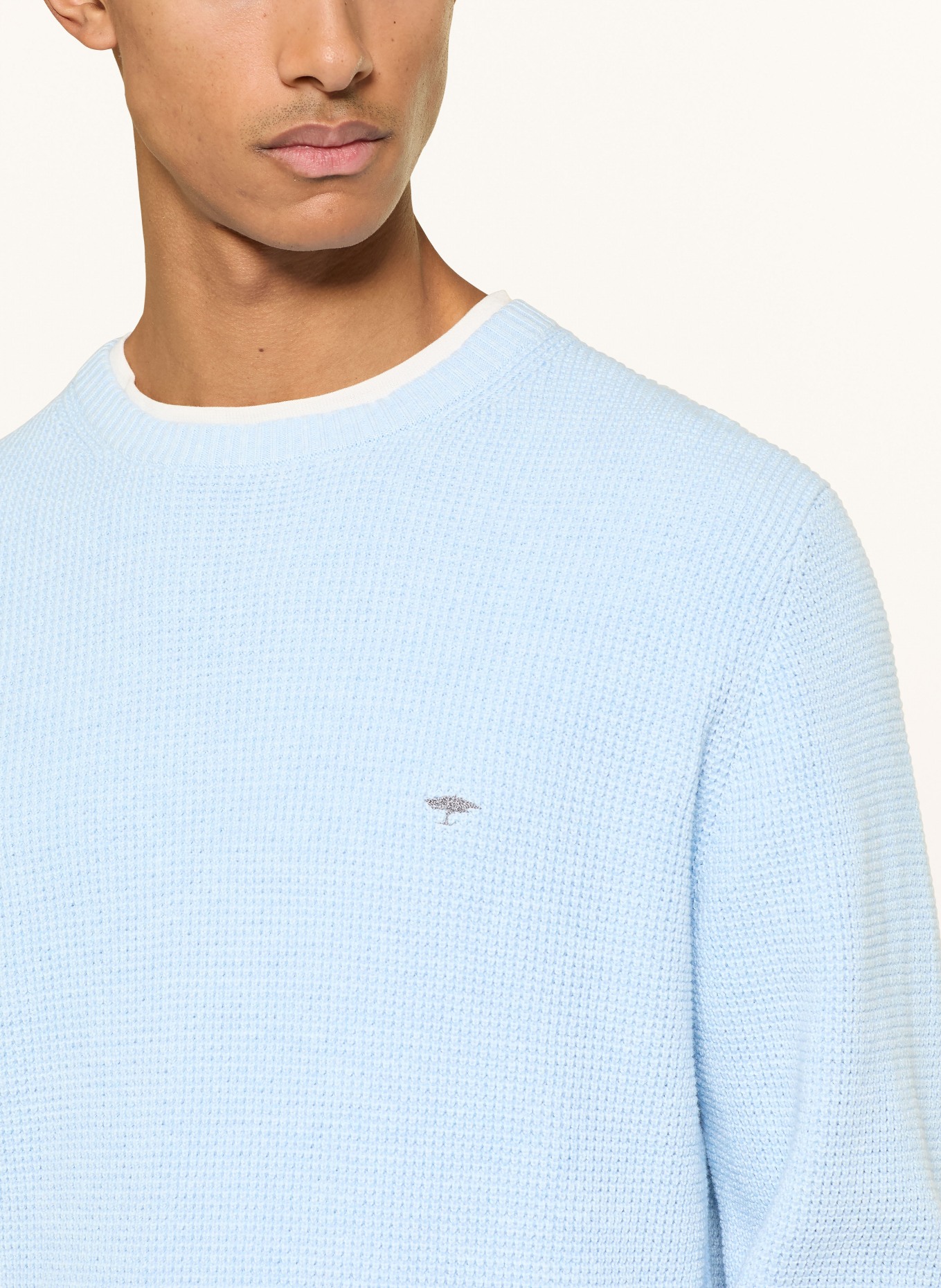 FYNCH-HATTON Pullover: HELLBLAU