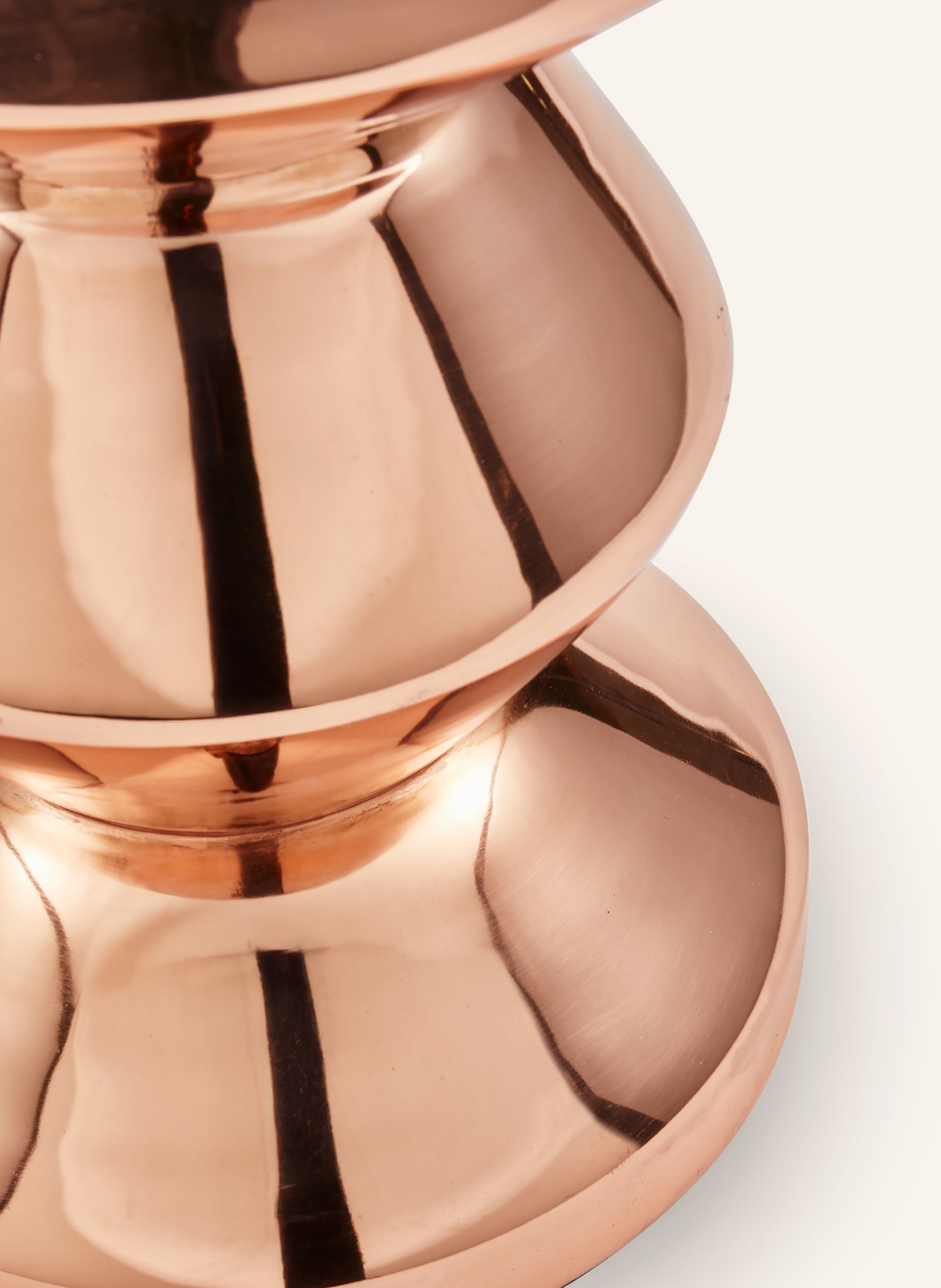 POLSPOTTEN Odkládací stolek ZIG ZAG: BARVA RŮŽOVÉHO ZLATA