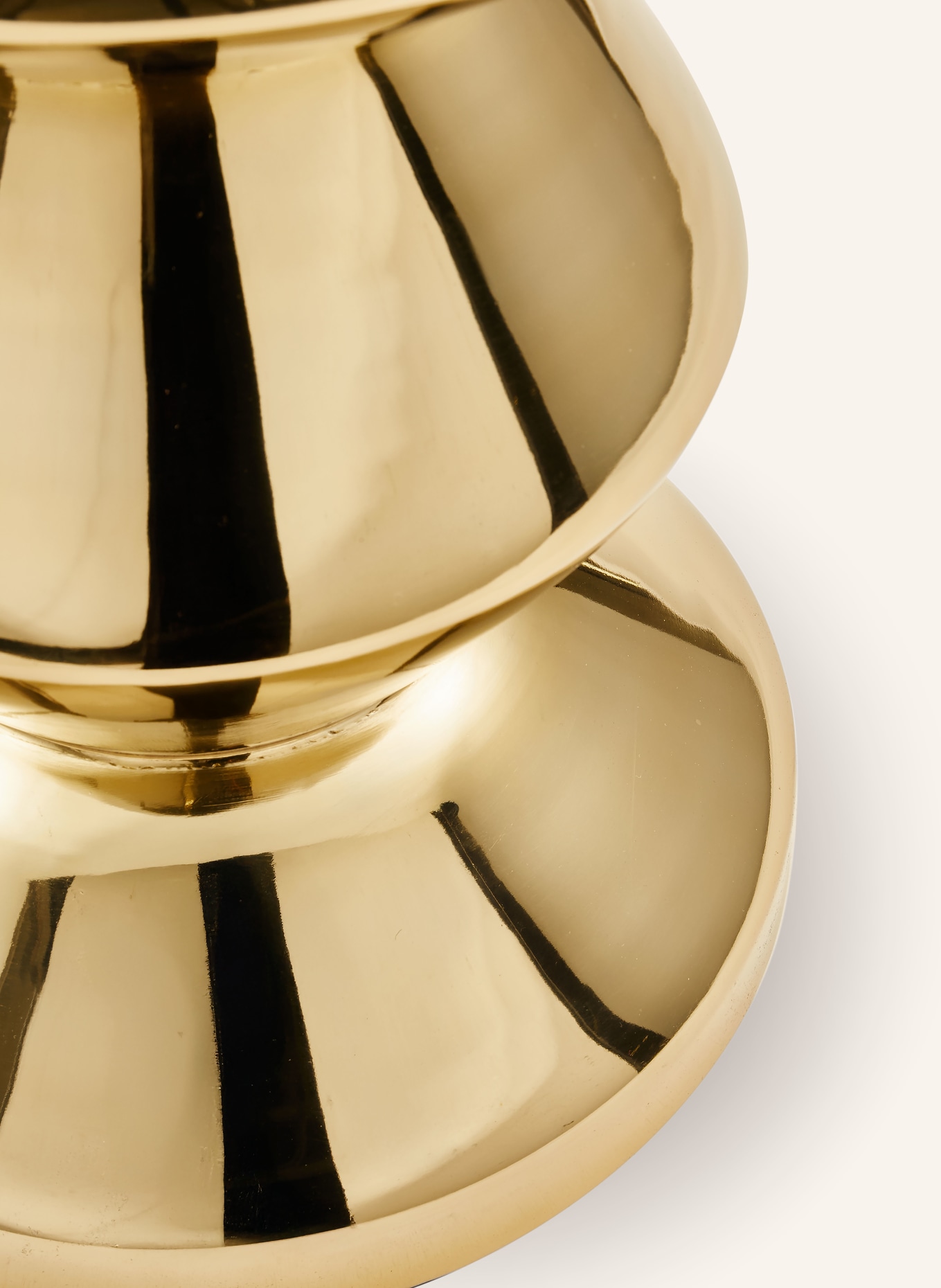 POLSPOTTEN ZIG ZAG side table: GOLD