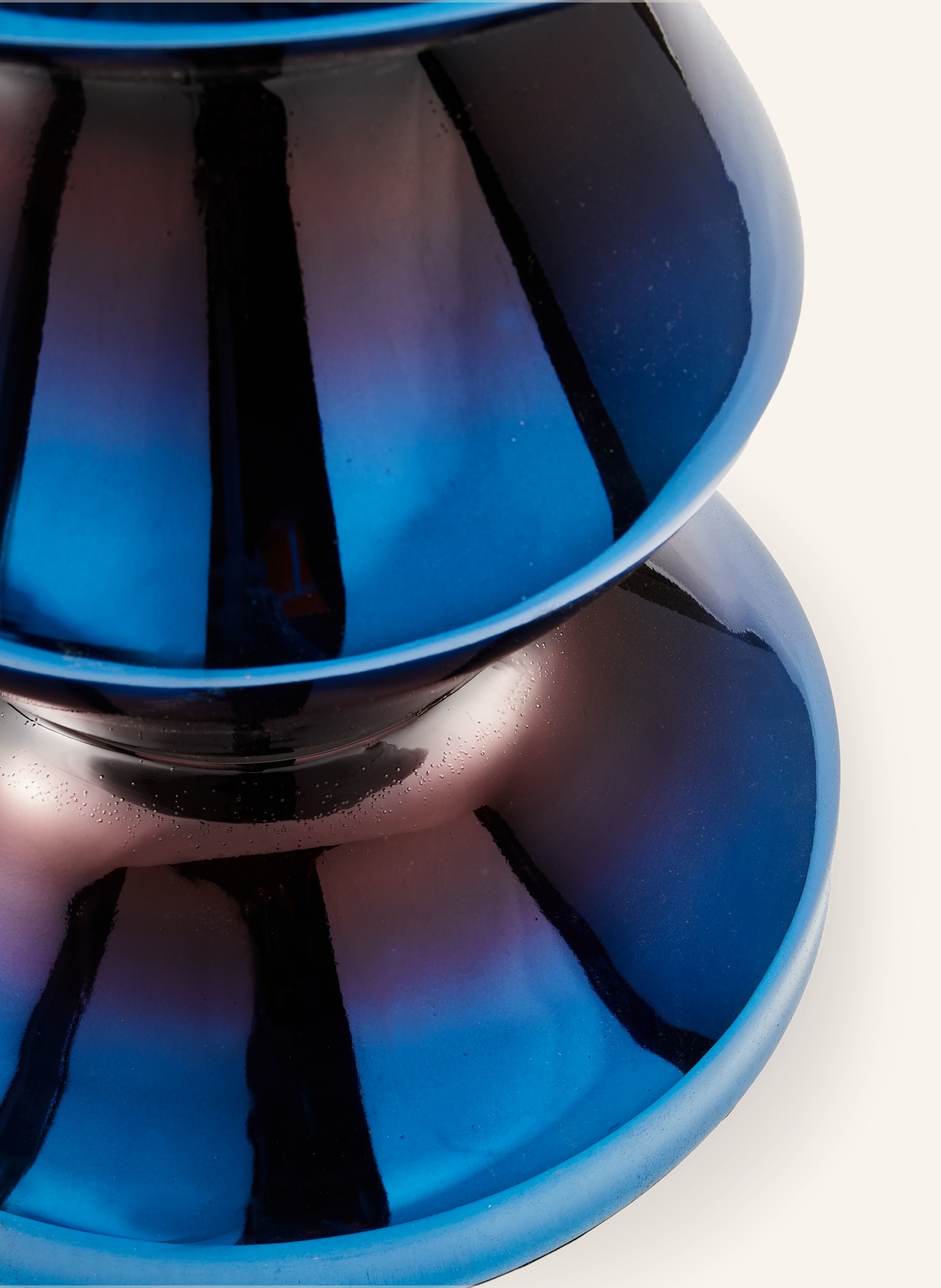 POLSPOTTEN ZIG ZAG side table: BLUE