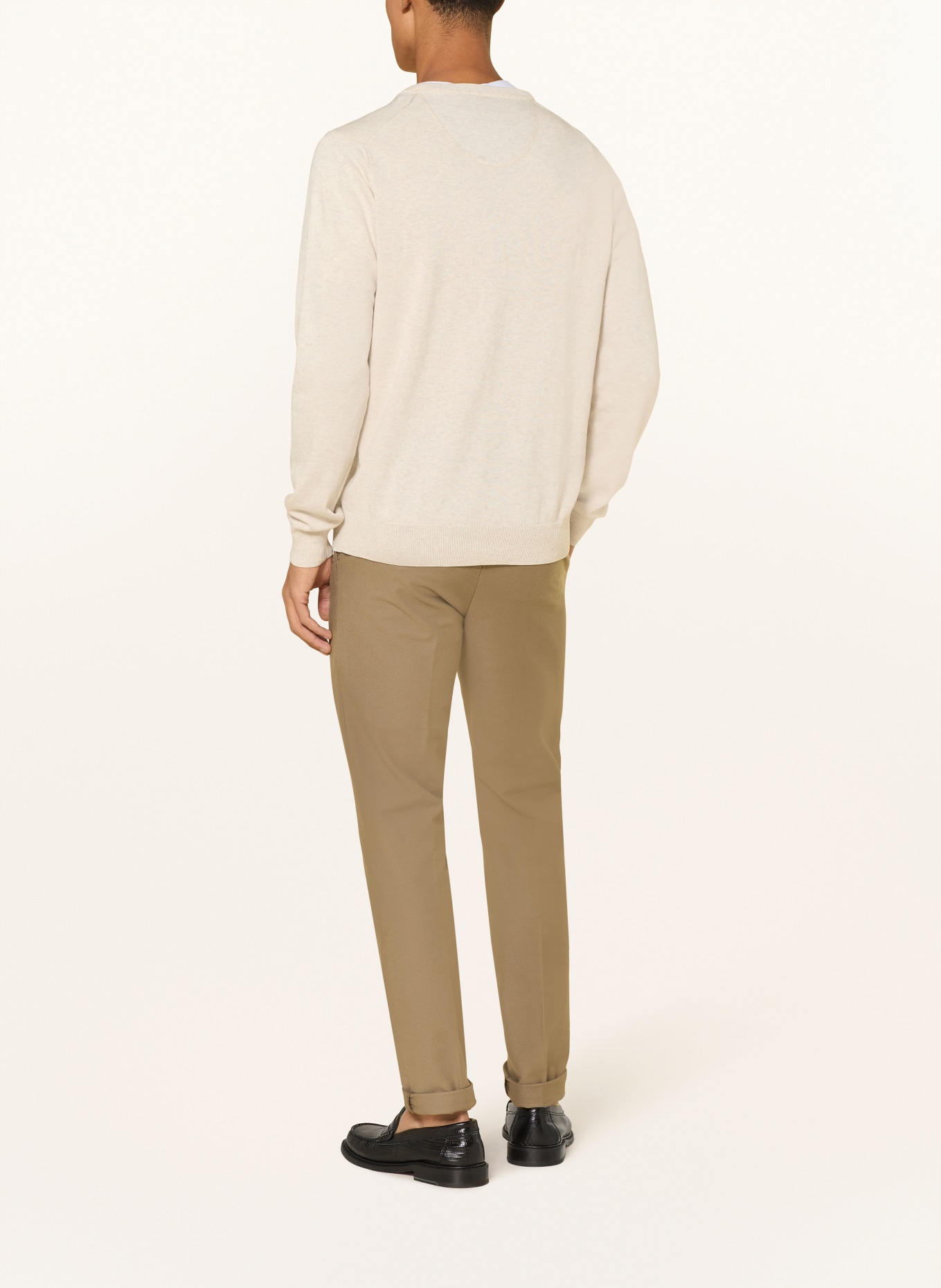 FYNCH-HATTON Pullover: HELLGRAU