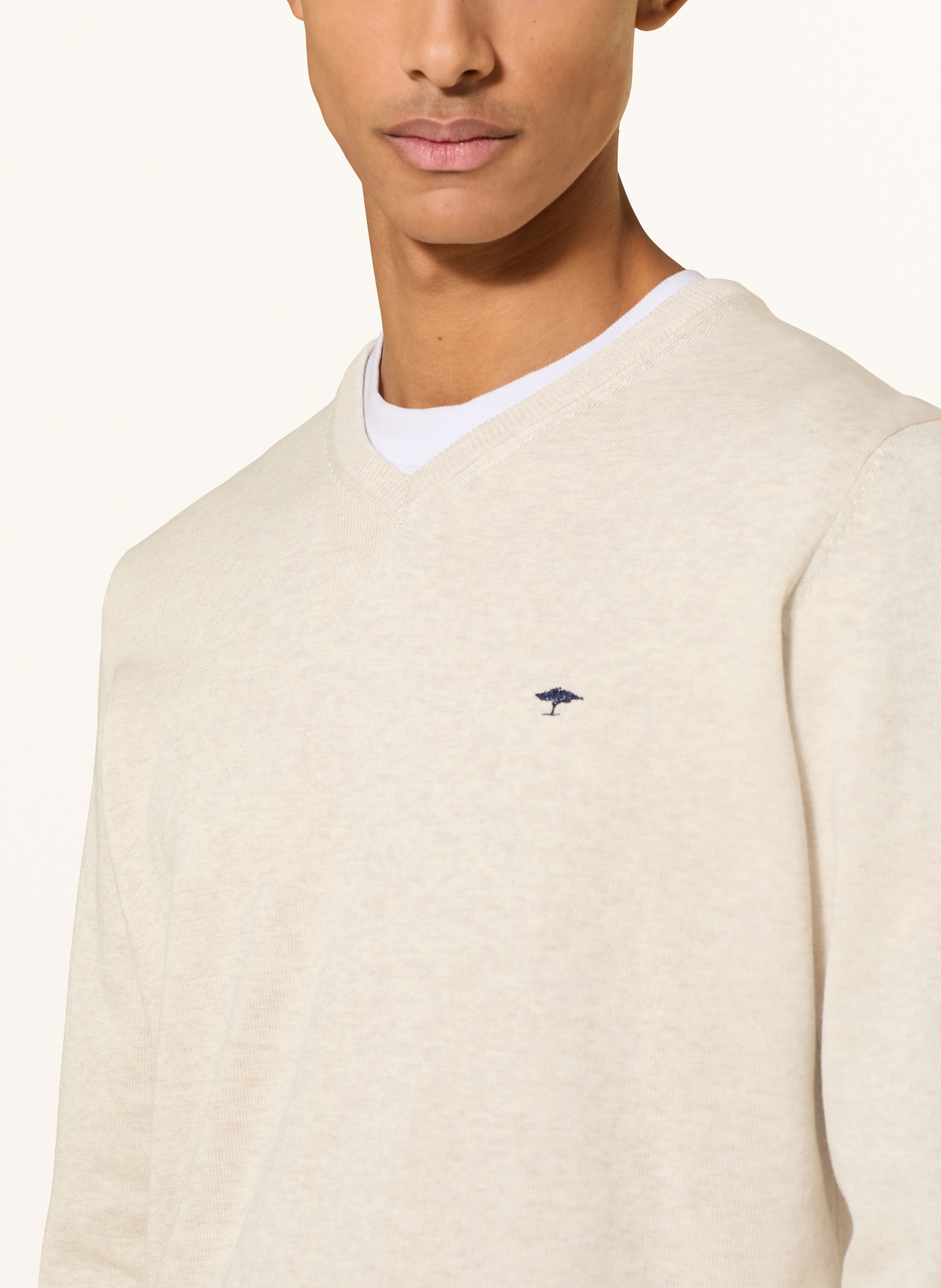 FYNCH-HATTON Pullover: HELLGRAU